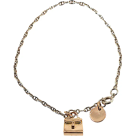 Hermès Kelly Charm Chaine d'Ancre Bracelet RN0002910 Hermès Kelly Charm Chaine d'Ancre Bracelet RN0002910