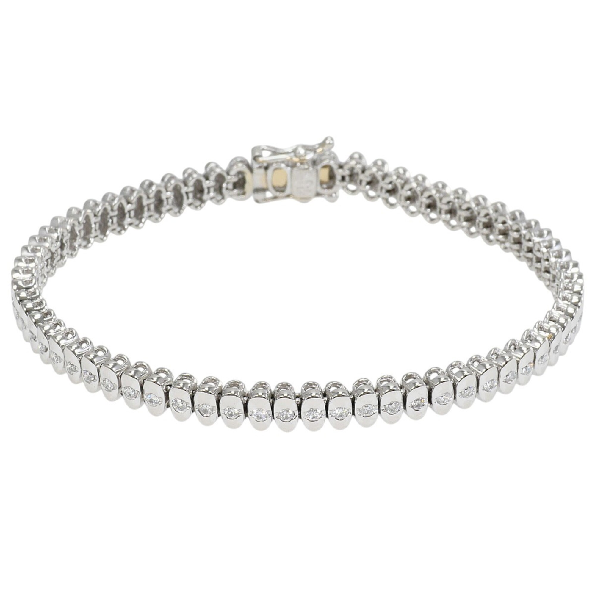 Unbranded PT900 Platinum 18K White Gold Bracelet RN0002913