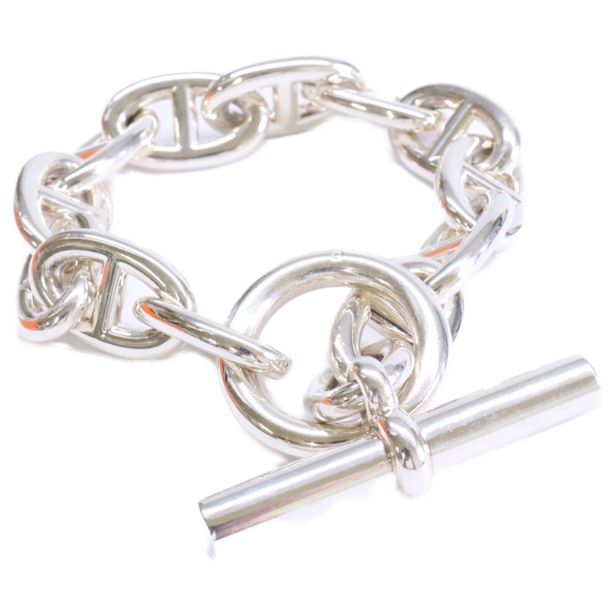 Hermès Ag925 Chaine d'Ancre TGM 12-link bracelet RN0002914