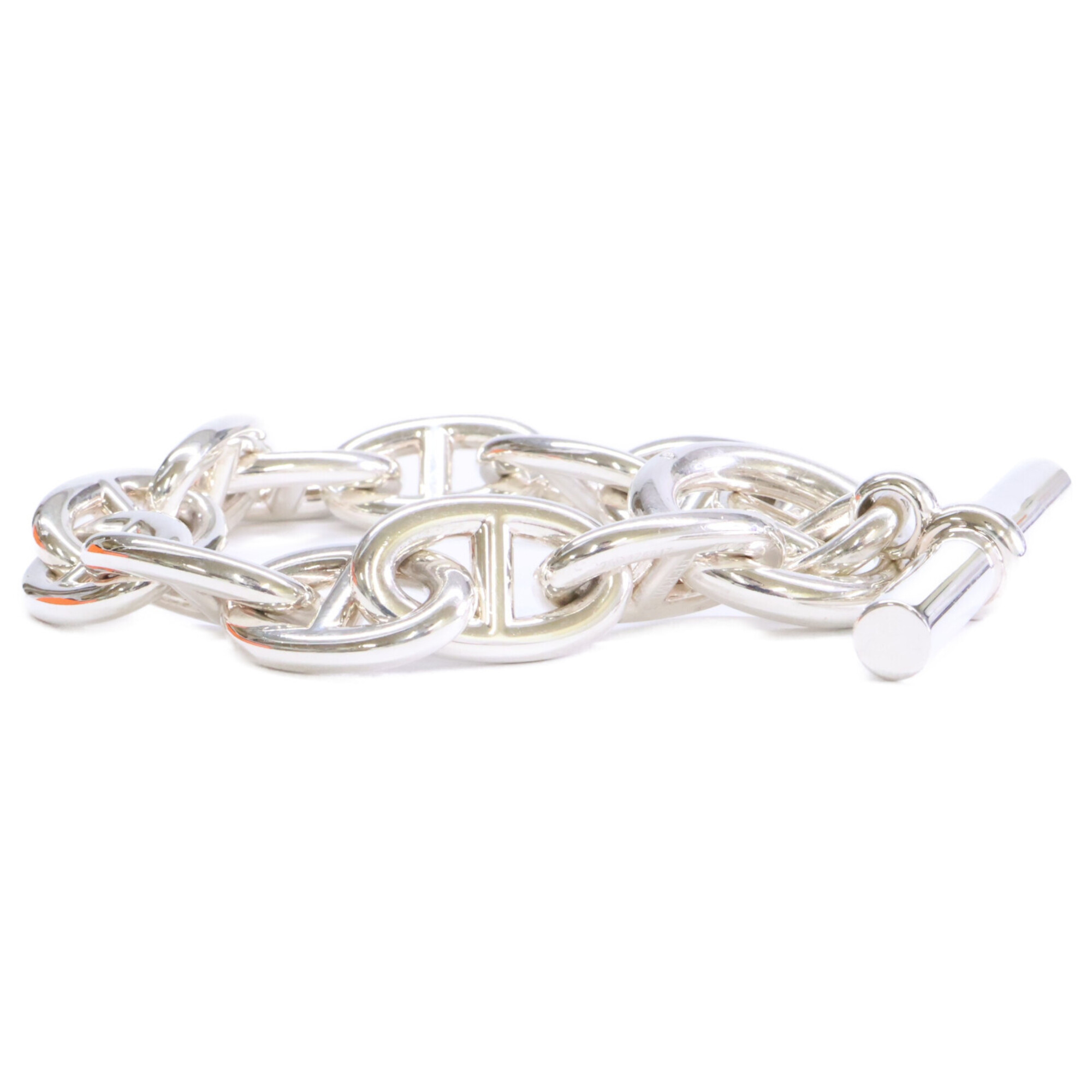 Hermès Ag925 Chaine d'Ancre TGM 12-link bracelet RN0002914