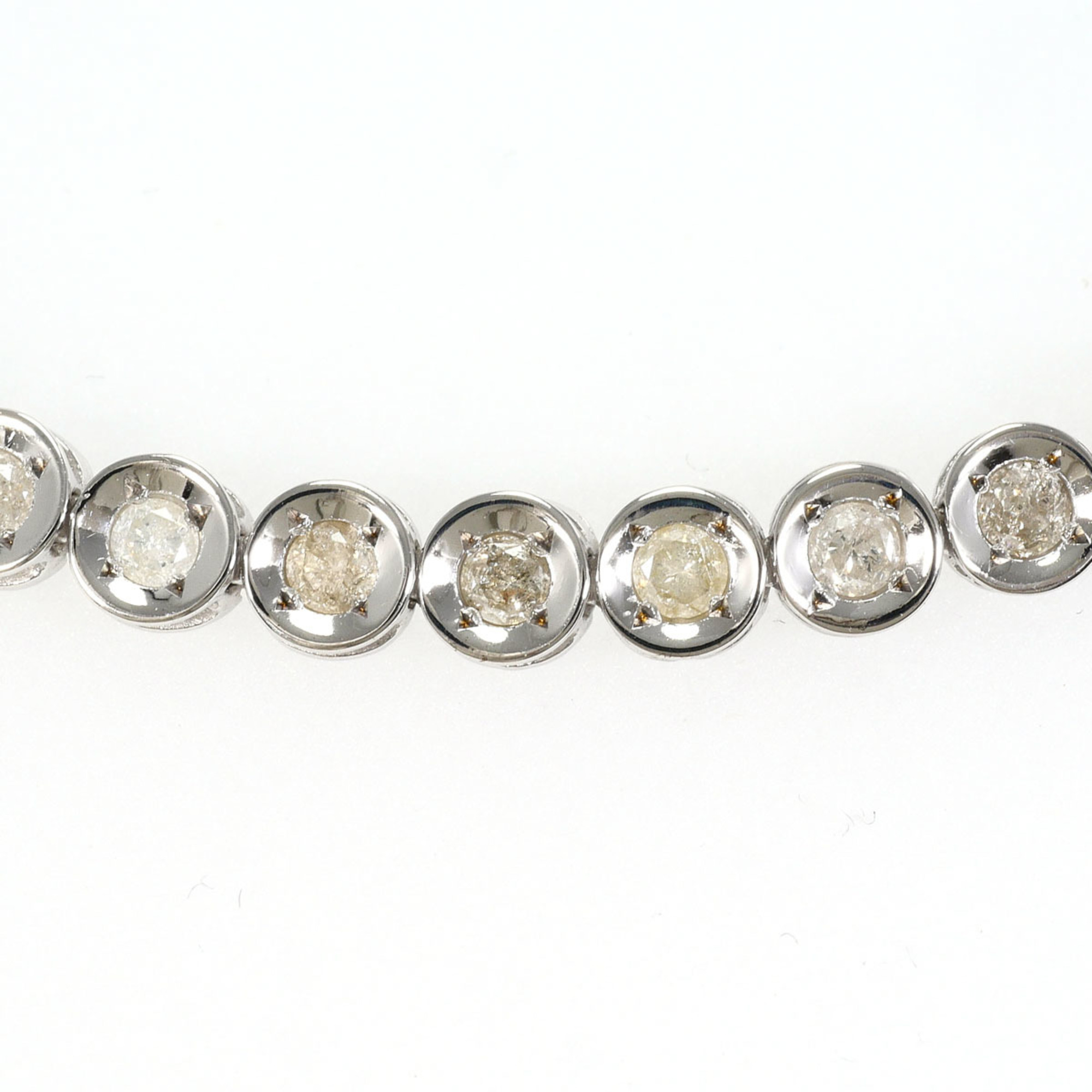 Unbranded 18K White Gold Diamond Bracelet RN0002937