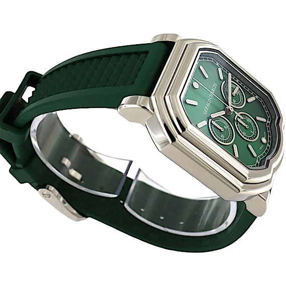 Gerald Charles Maestro 3.0 Chronograph Green dial Rubber str GC3.0-A-02 Gerald Charles Maestro 3.0 Chronograph Green dial Rubber str GC3.0-A-02