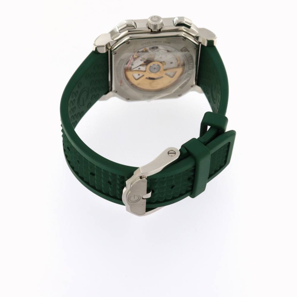 Gerald Charles Maestro 3.0 Chronograph Green dial Rubber str GC3.0-A-02