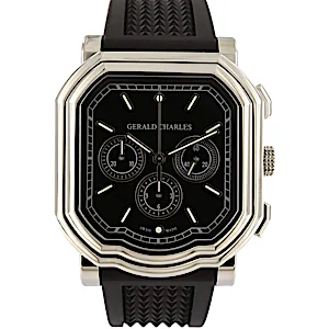 Gerald Charles Maestro 3.0 Chronograph Black dial Rubber str GC3.0-A-00 Gerald Charles Maestro 3.0 Chronograph Black dial Rubber str GC3.0-A-00