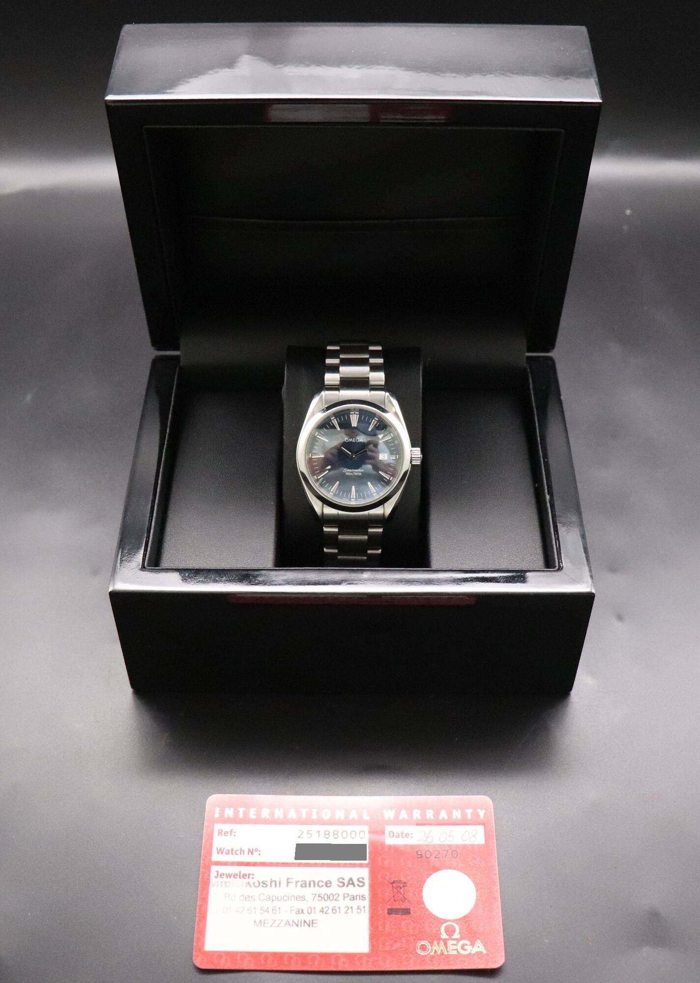 Omega Seamaster Aqua Terra 2518.80 (Seamaster Aqua Terra Blue)