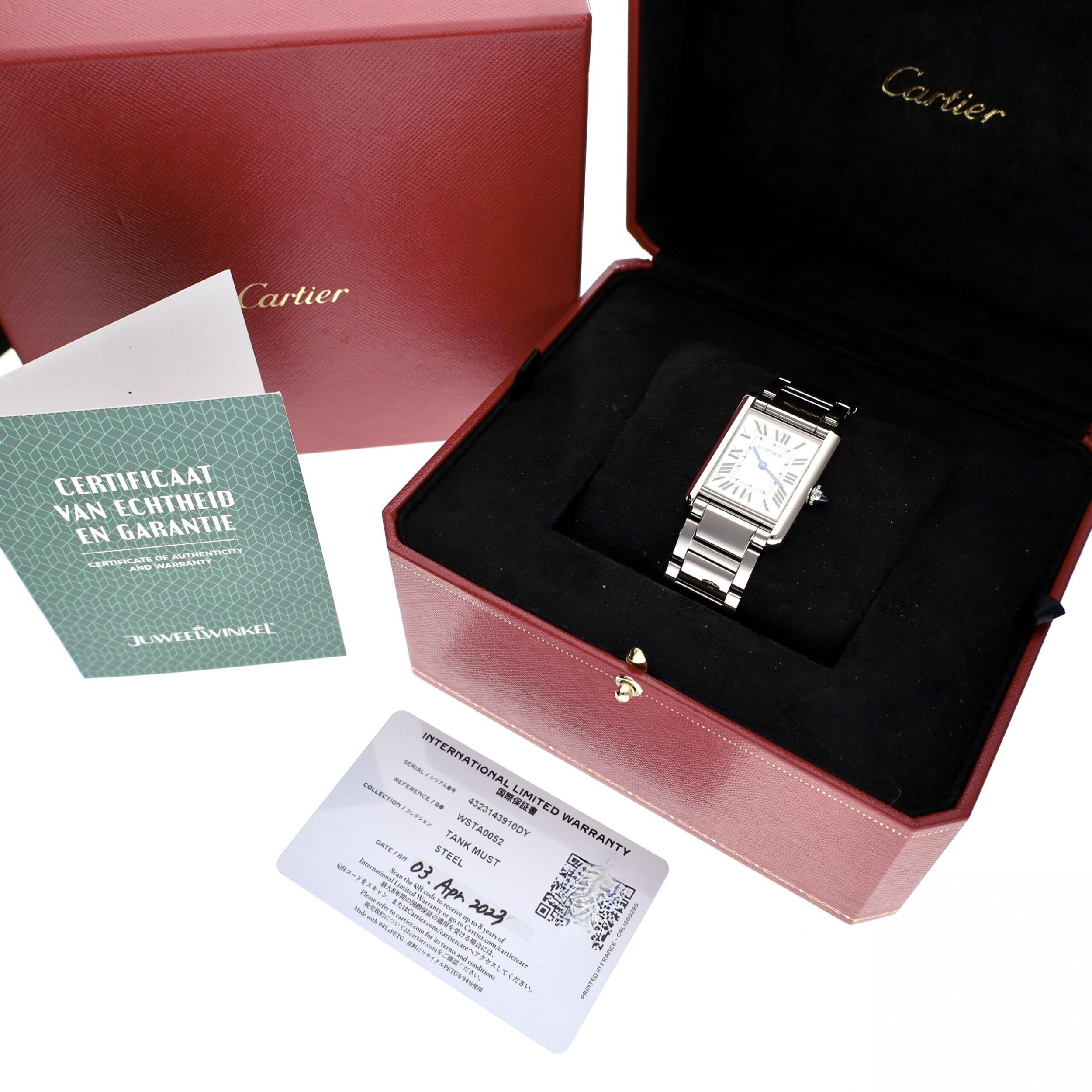 Cartier Tank Must ‘Large’ 4323,WSTA0052