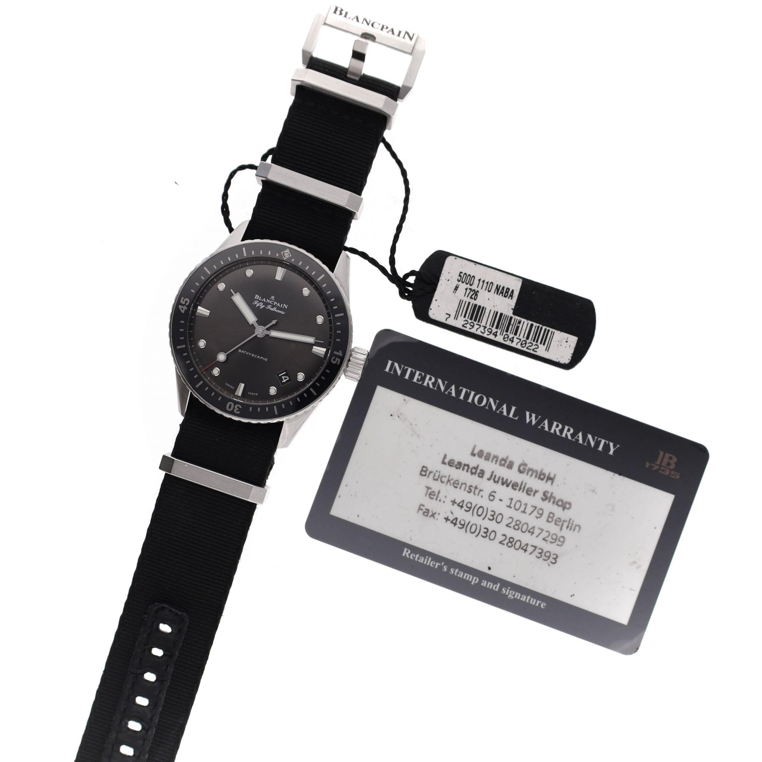 Blancpain Fathoms Bathyscape 5000-1110-NABA
