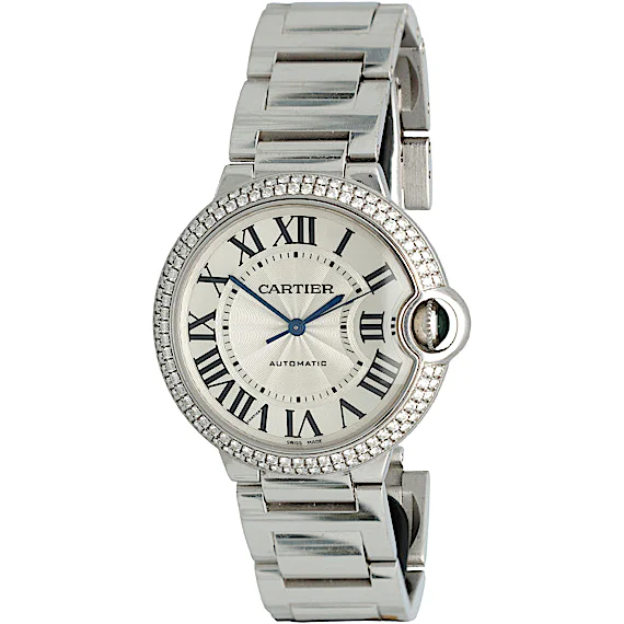Cartier Ballon Blue 18 Krt Witgoud-Diamant 3004 Cartier Ballon Blue 18 Krt Witgoud-Diamant 3004