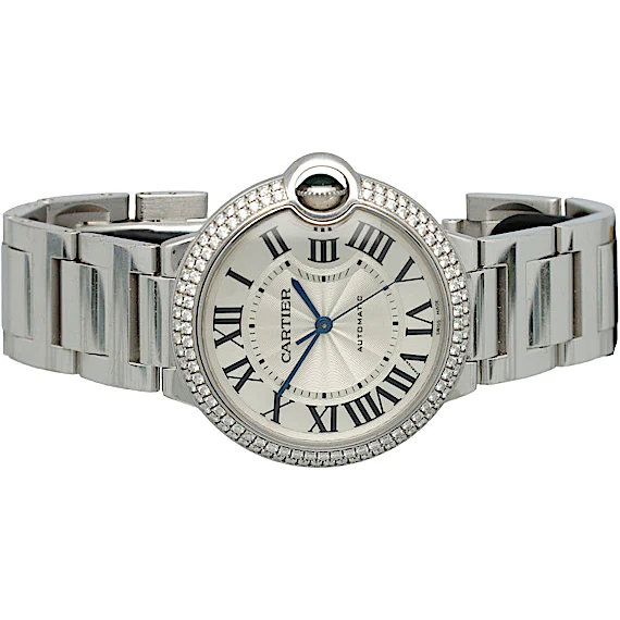 Cartier Ballon Blue 18 Krt Witgoud-Diamant 3004 Cartier Ballon Blue 18 Krt Witgoud-Diamant 3004