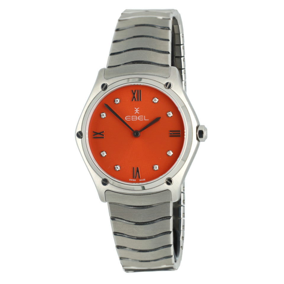 juwelierpieterjacobs Ebel Sport Classic Diamond Red Dial 1216601