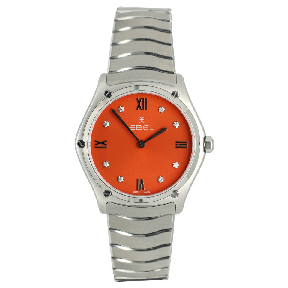 juwelierpieterjacobs Ebel Sport Classic Diamond Red Dial 1216601
