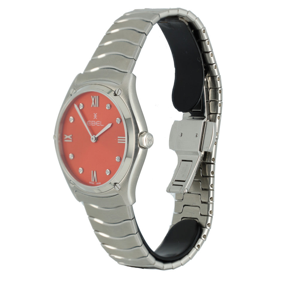 juwelierpieterjacobs Ebel Sport Classic Diamond Red Dial 1216601