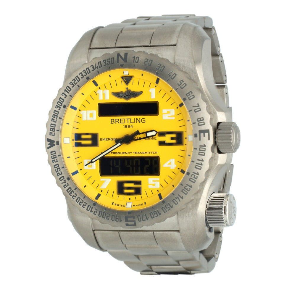 Breitling Emergency Cobra Yellow Dial 51mm E76325