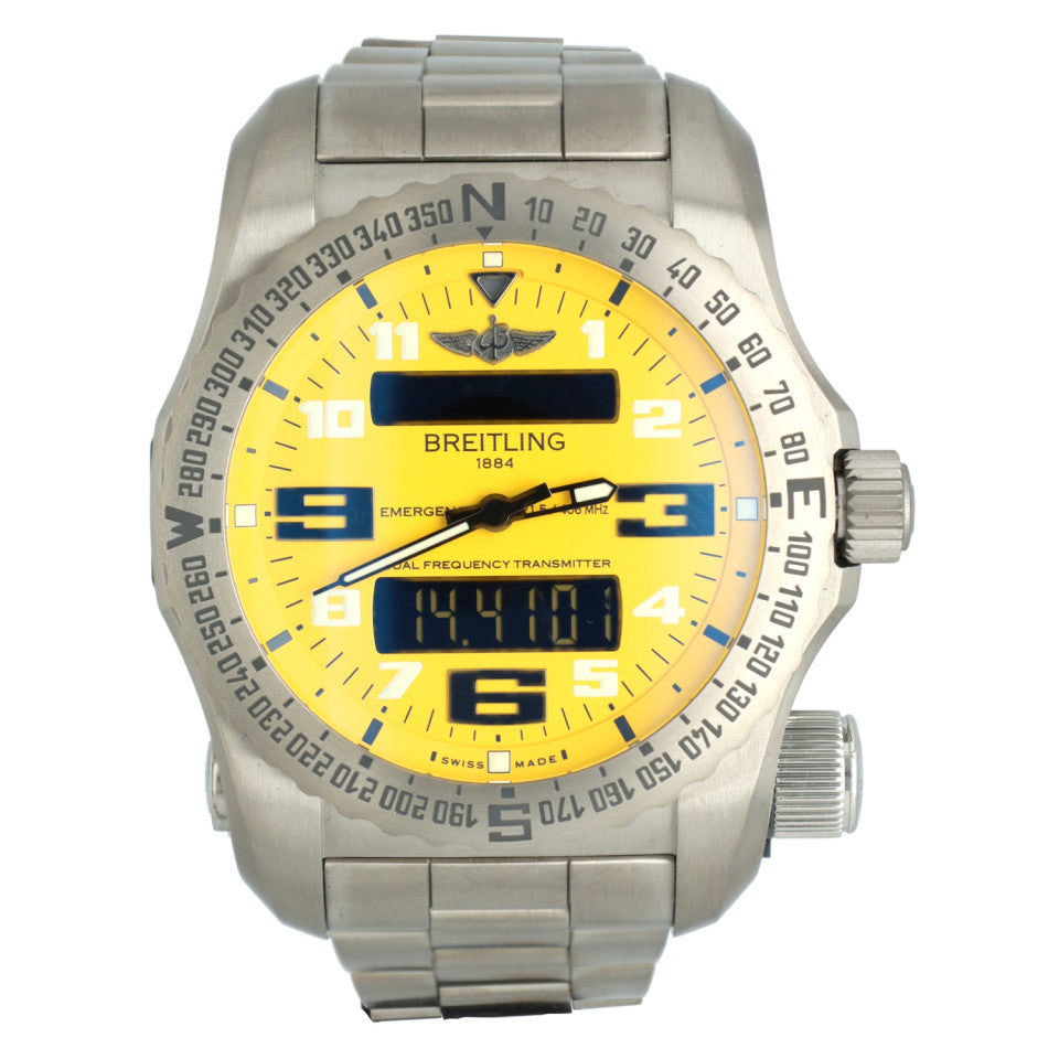 Breitling Emergency Cobra Yellow Dial 51mm E76325