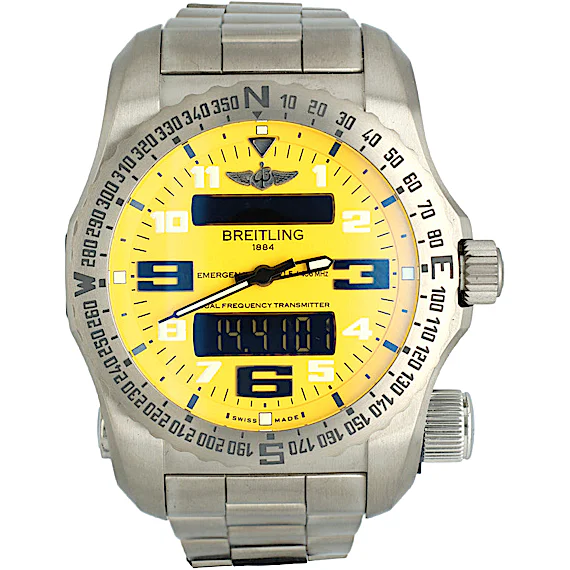 Breitling Emergency Cobra Yellow Dial 51mm E76325 Breitling Emergency Cobra Yellow Dial 51mm E76325