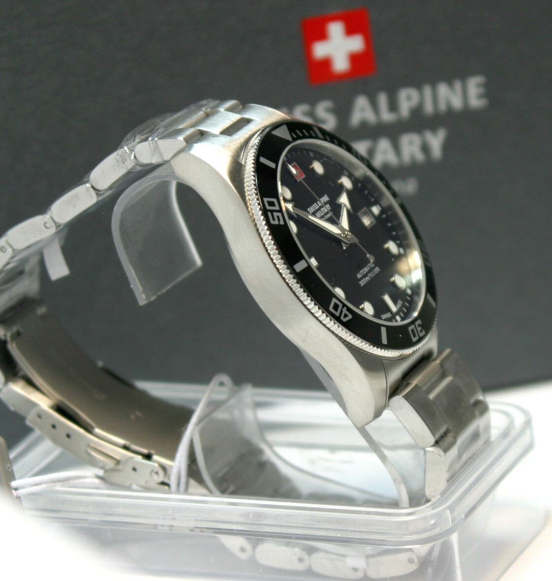 Swiss Alpine Military Deep Sea Automatic 7095.2137 schwarz