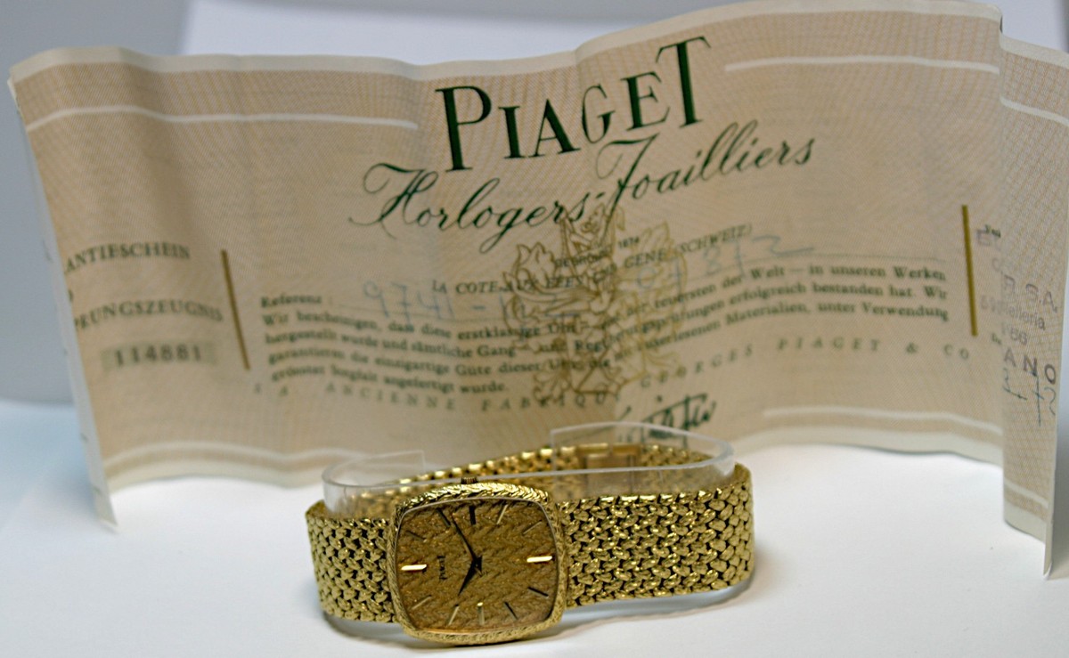 Piaget Ultra Thin , 18K 93 g, gekauft , Papiere, seh 9741
