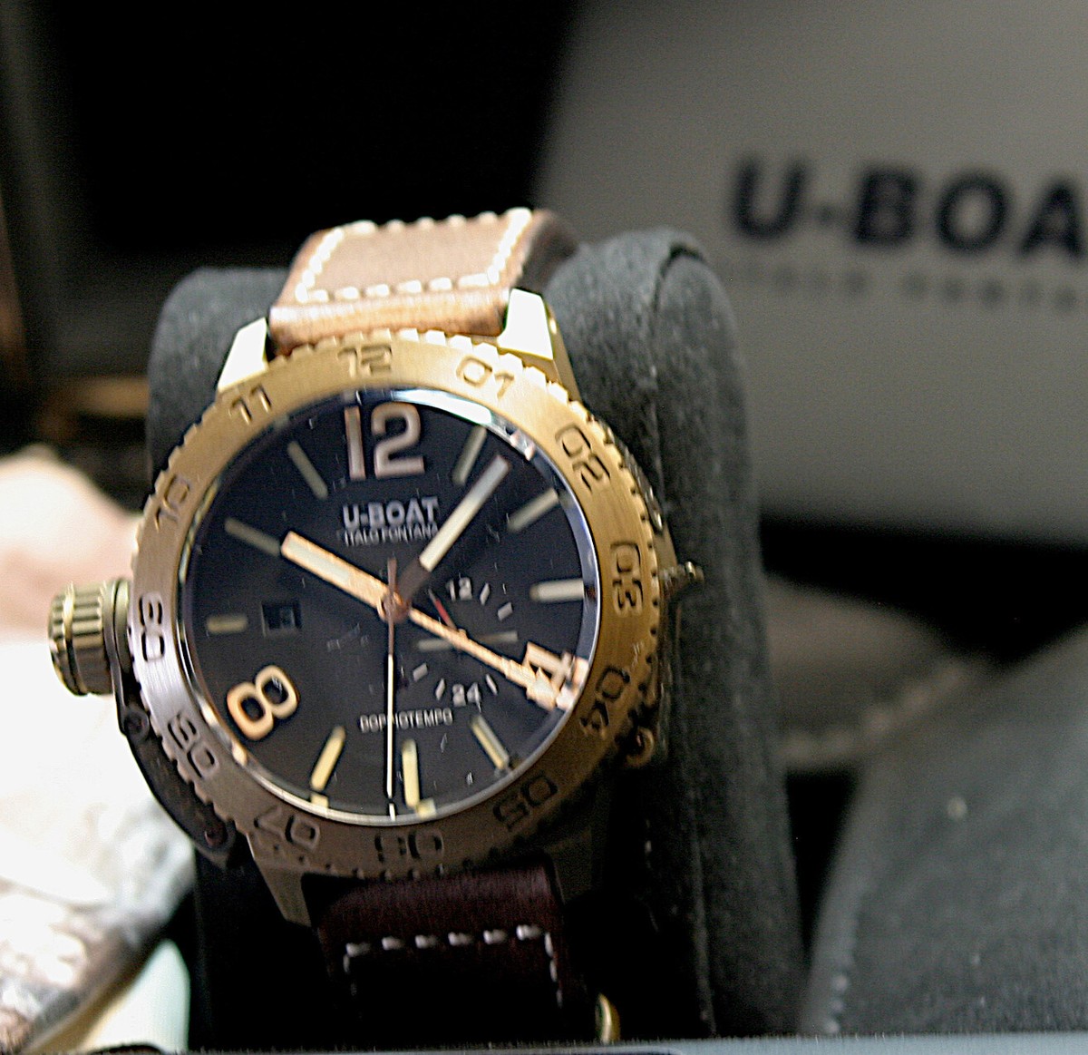 U-Boat Doppiotempo Bronze GMT 9008