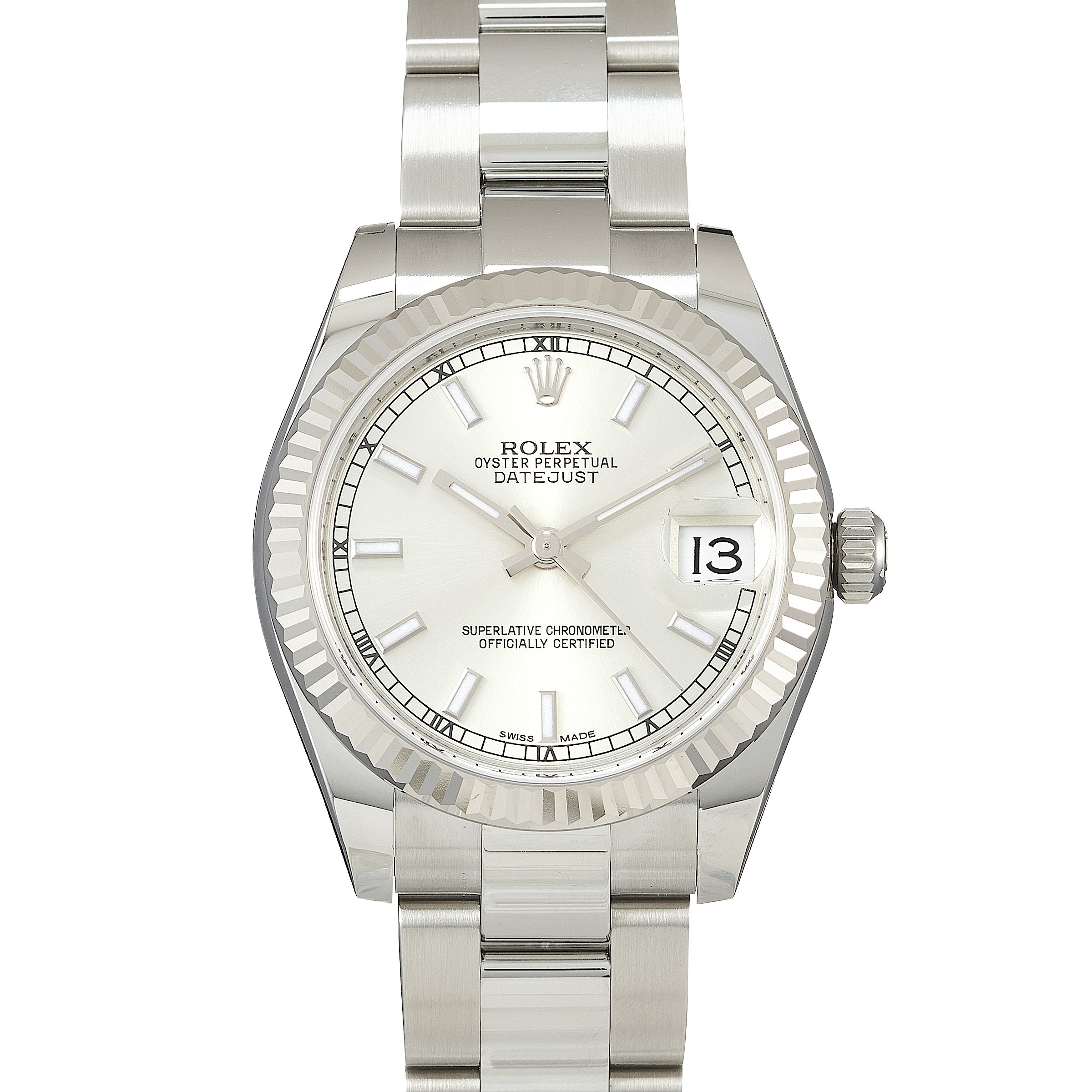 Rolex Datejust 178274 in Stainless Steel White Gold | CHRONEXT