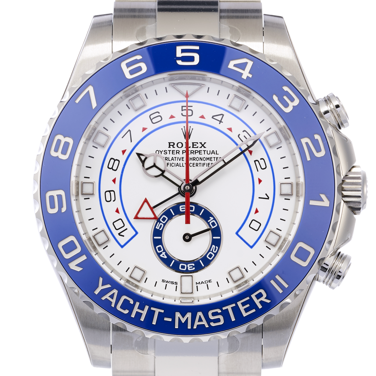 ララルーチュ Rolex Yacht-Master 40 Silver Dial Stainless Steel Platinum Bezel