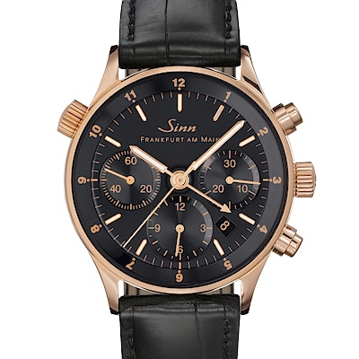 Sinn 6000 Roségold Finanzplatzuhr - 6000.040