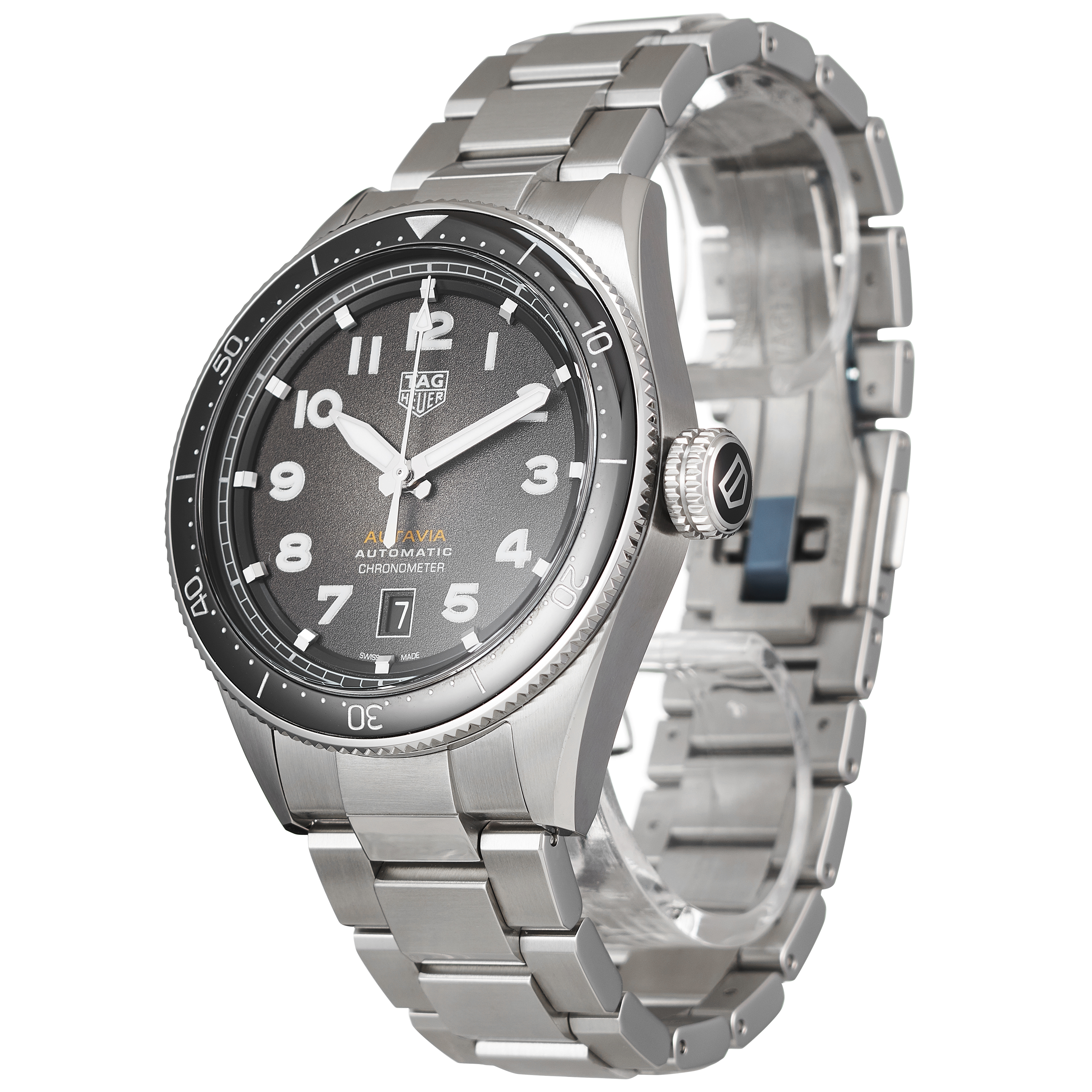 TAG Heuer Autavia WBE5114.EB0173 in Stainless Steel CHRONEXT