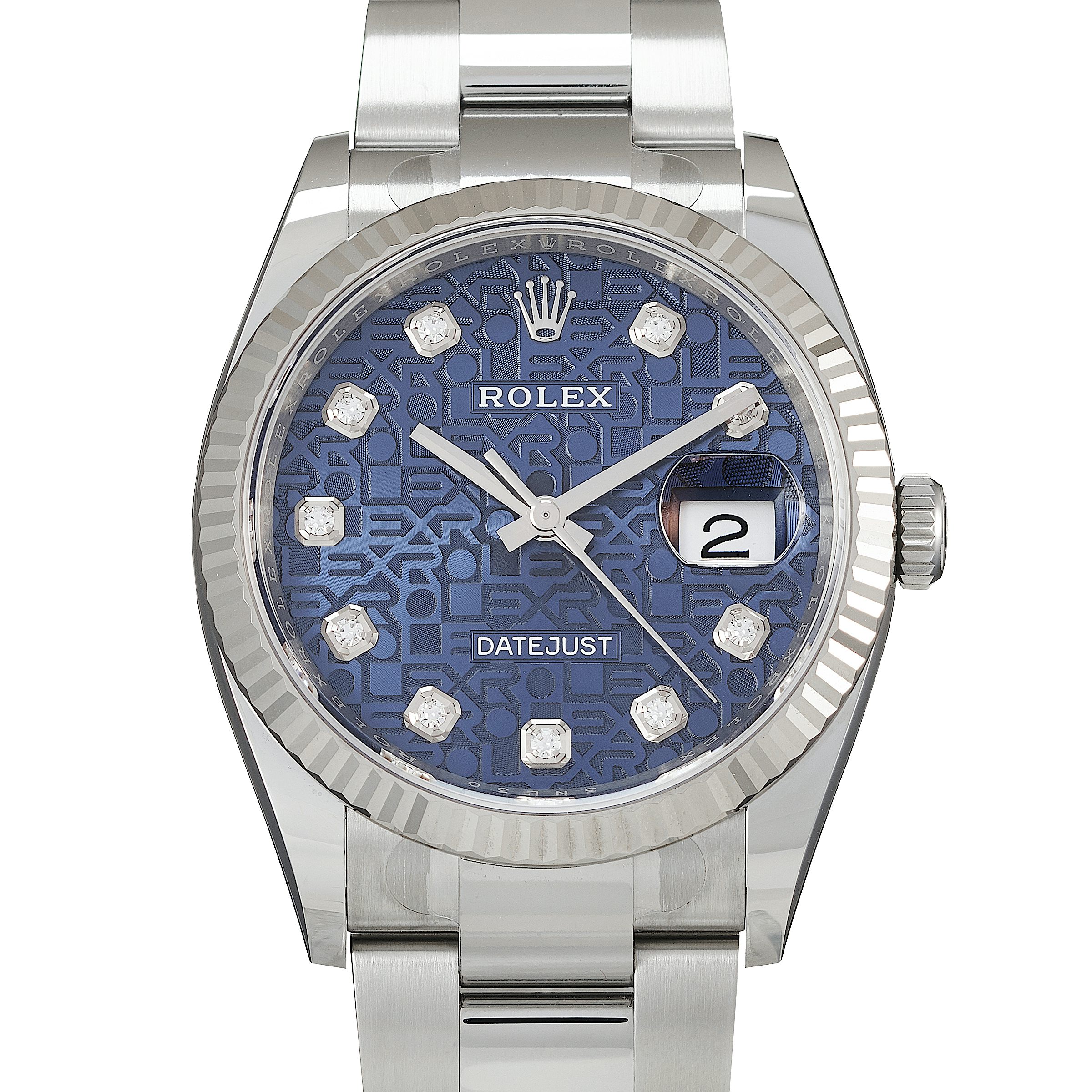 Rolex Datejust 126234 in Stainless Steel White Gold | CHRONEXT