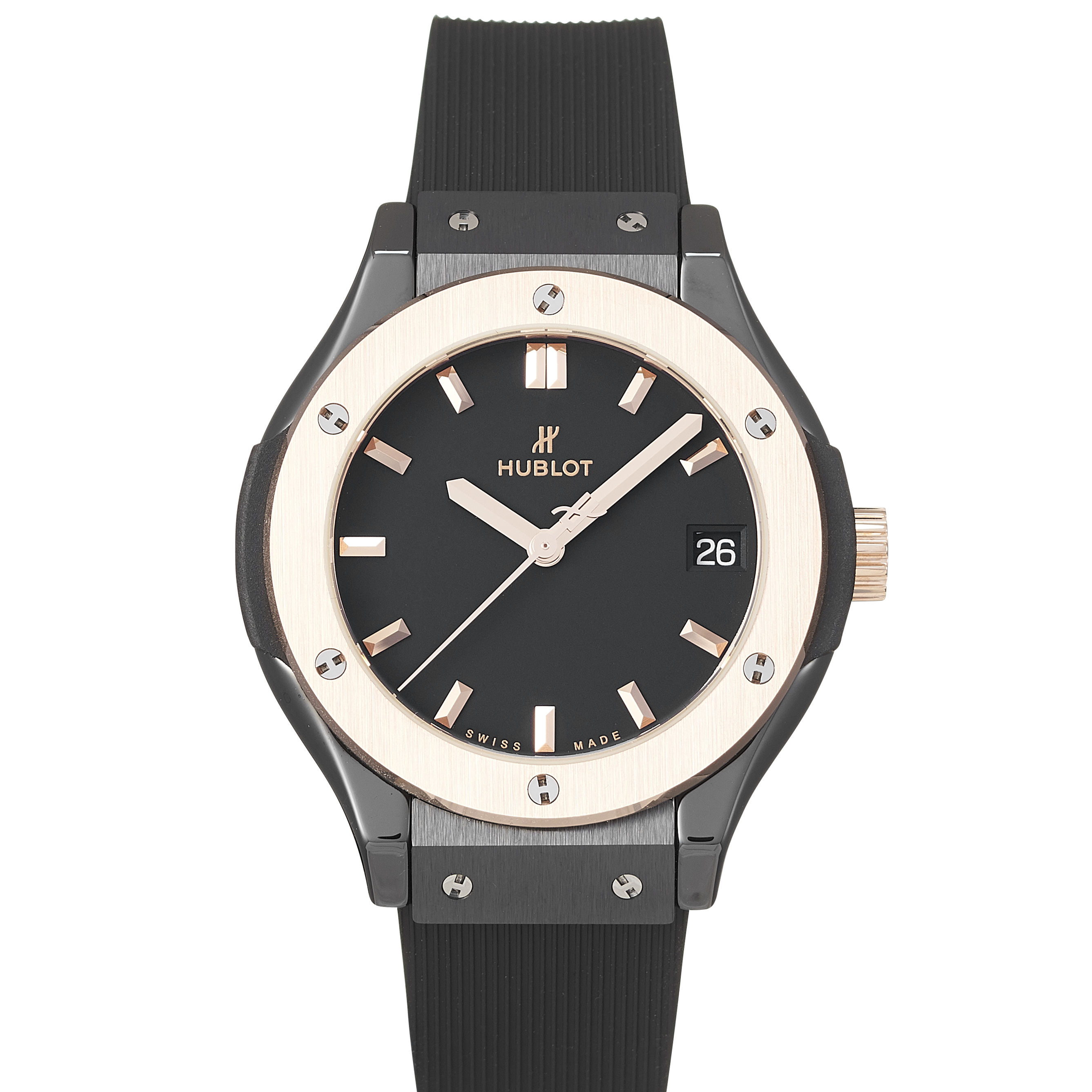 hublot classic fusion ceramic king gold