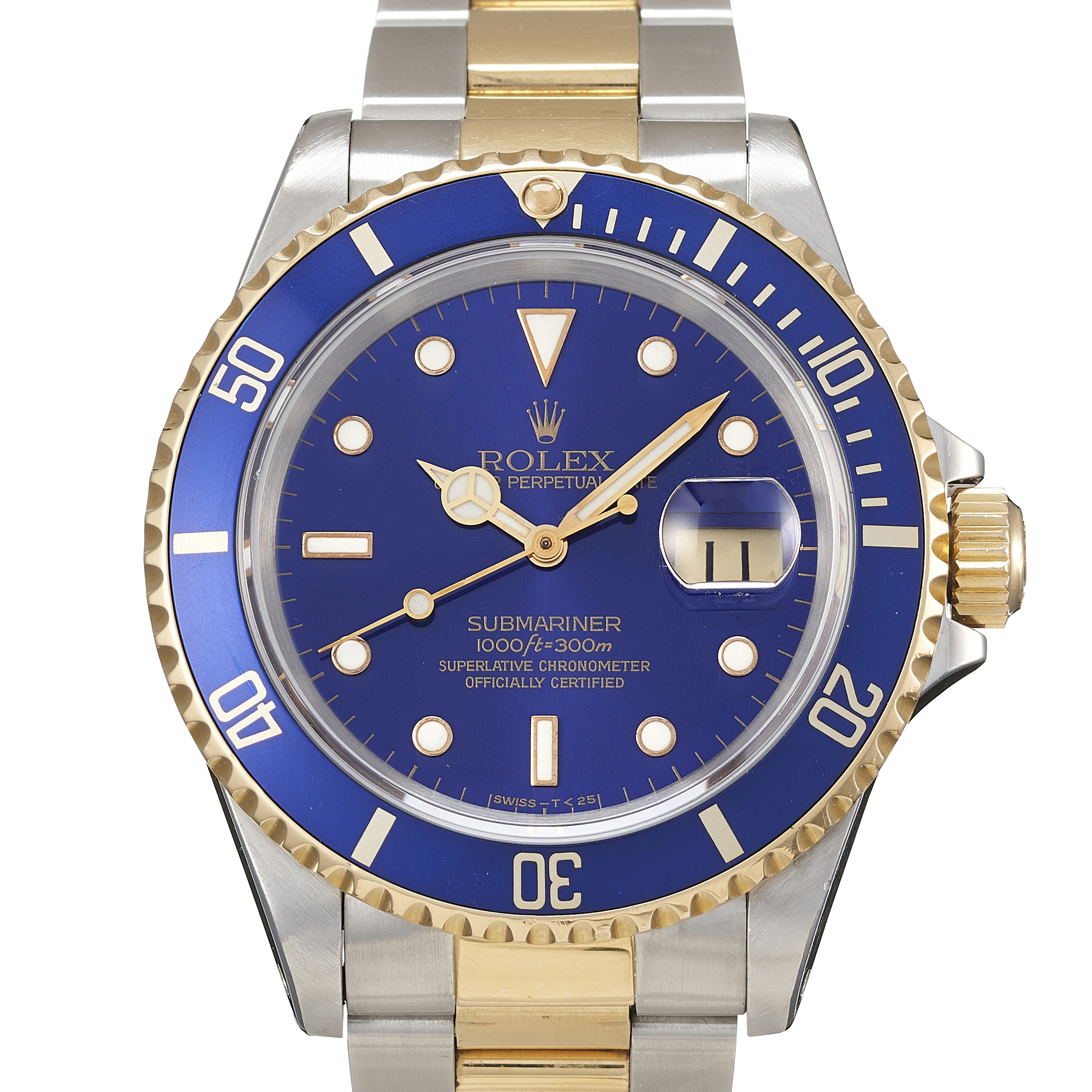 Rolex Submariner Date 16613 1995 Stainless Steel Yellow Gold eBay