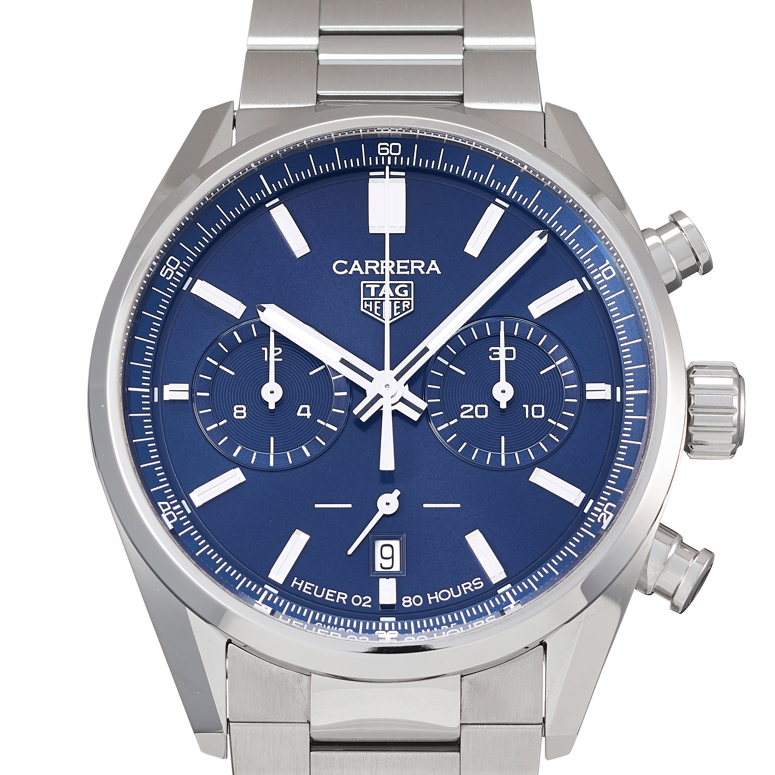 Cinturino TAG Heuer Carrera In Acciaio Inox 22mm – Fine Curva – Nuovo Senza Scatola