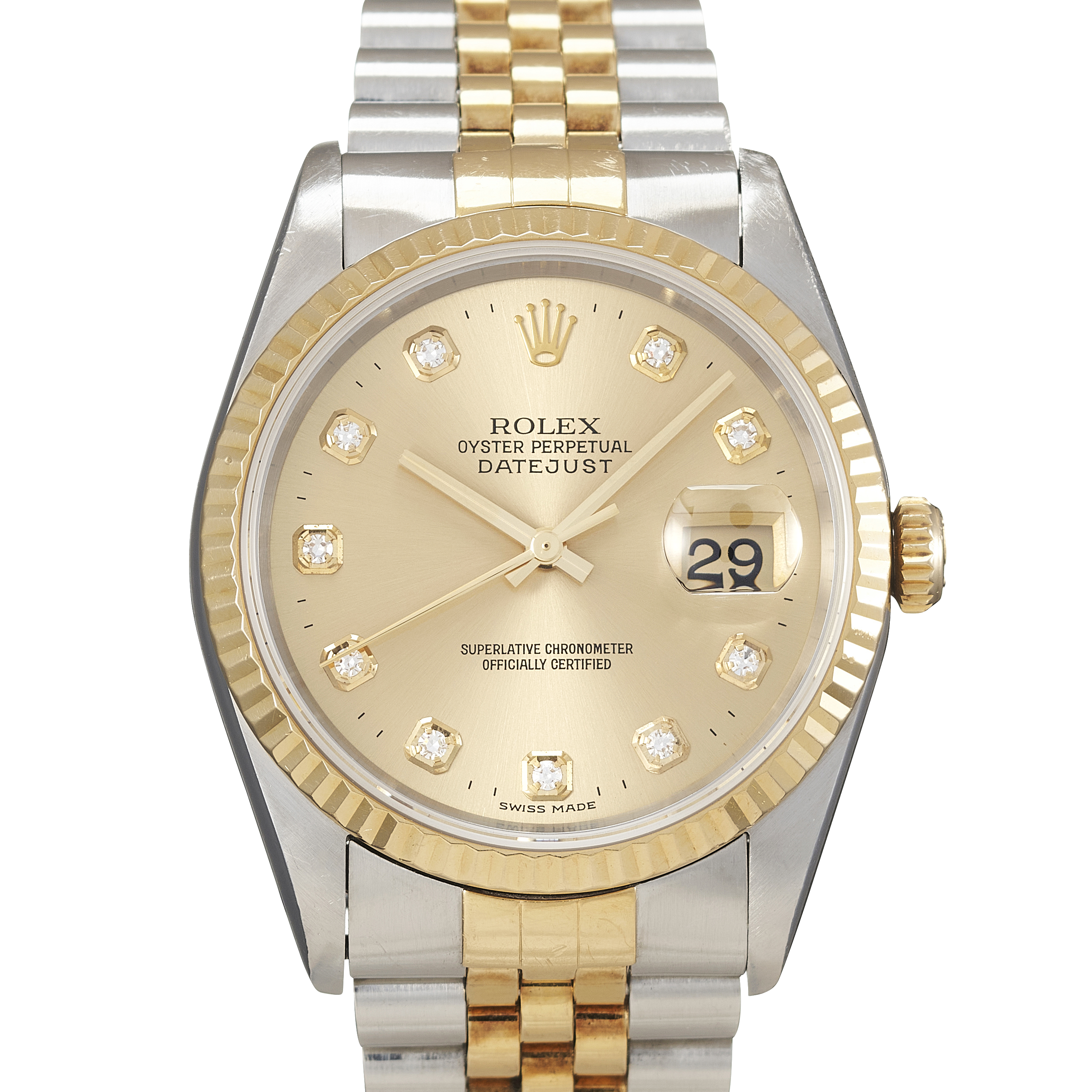 rolex 16233 diamond bezel