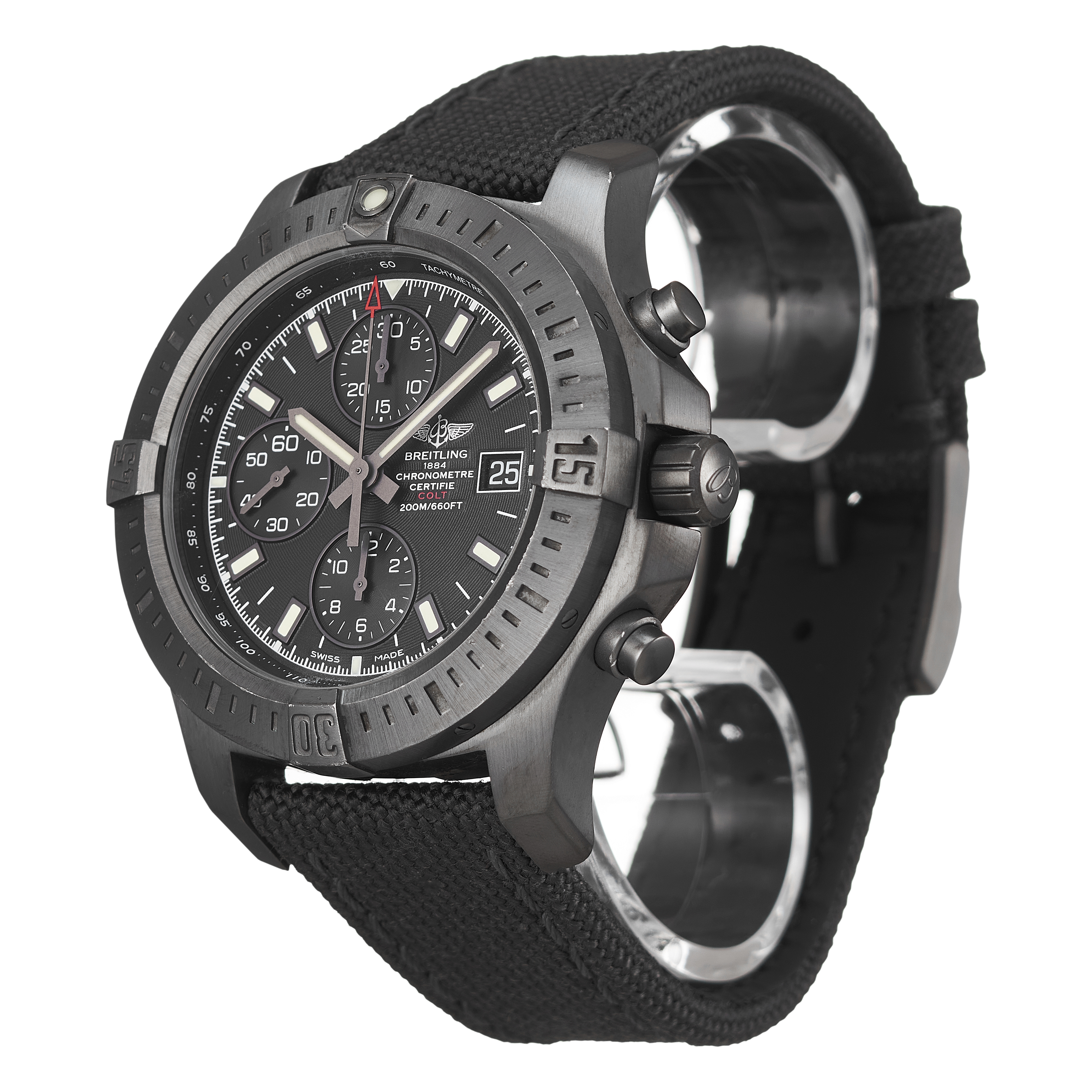 breitling colt chronograph black