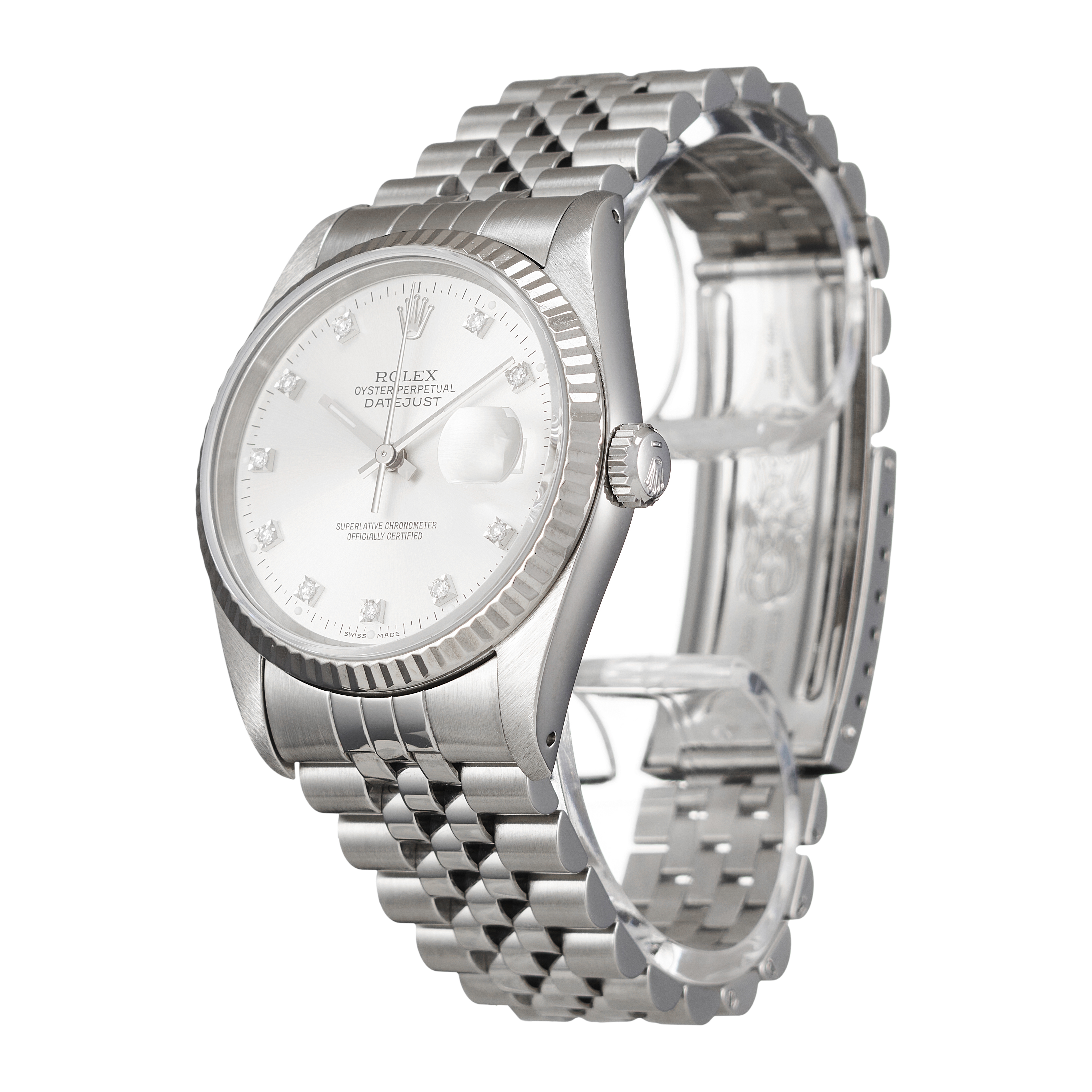 ROLEX DATEJUST 16234 3コマ Buy Online Rolex Datejust 16234 with Black Diamonds Dial