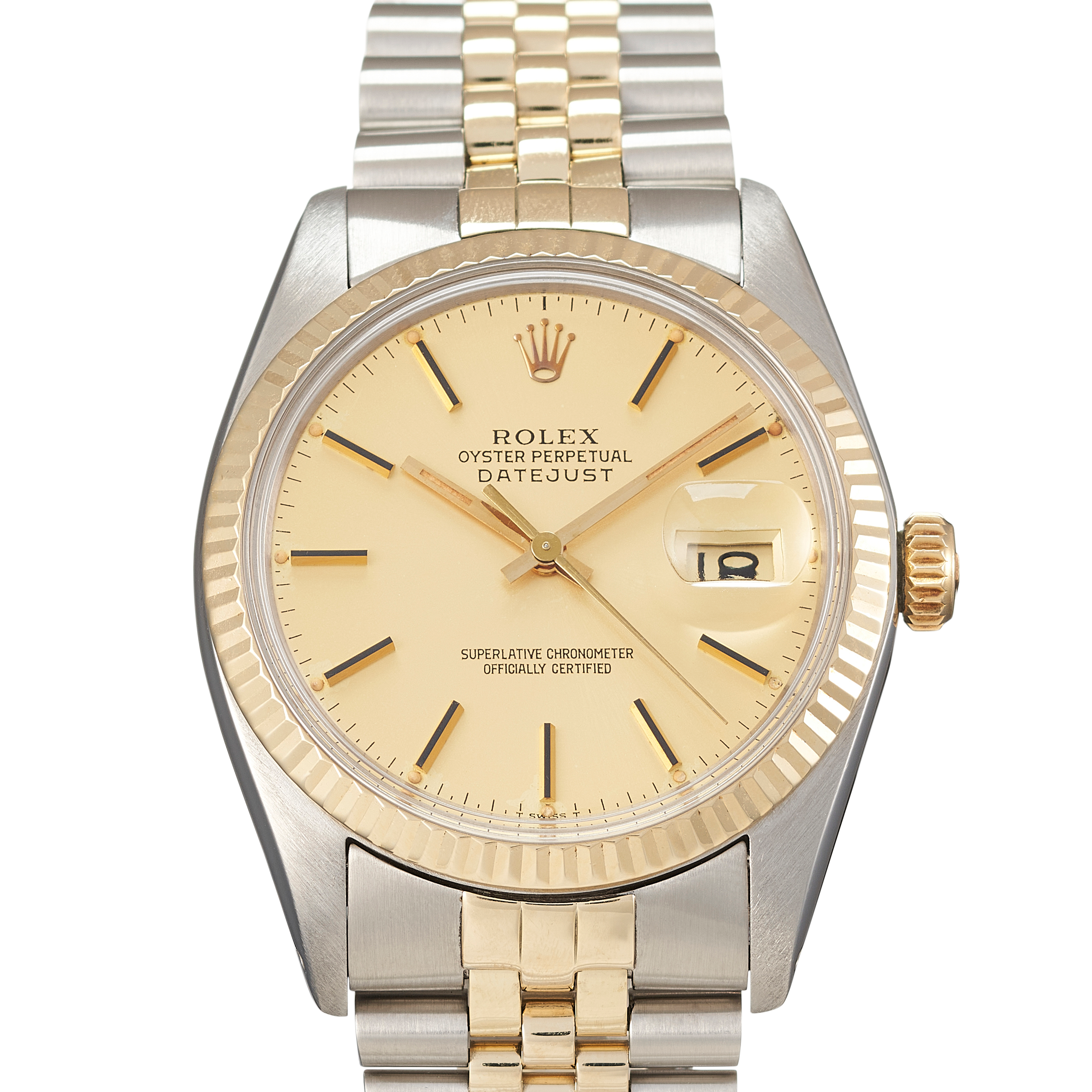 Rolex Datejust 16013 in Stainless Steel Yellow Gold | CHRONEXT