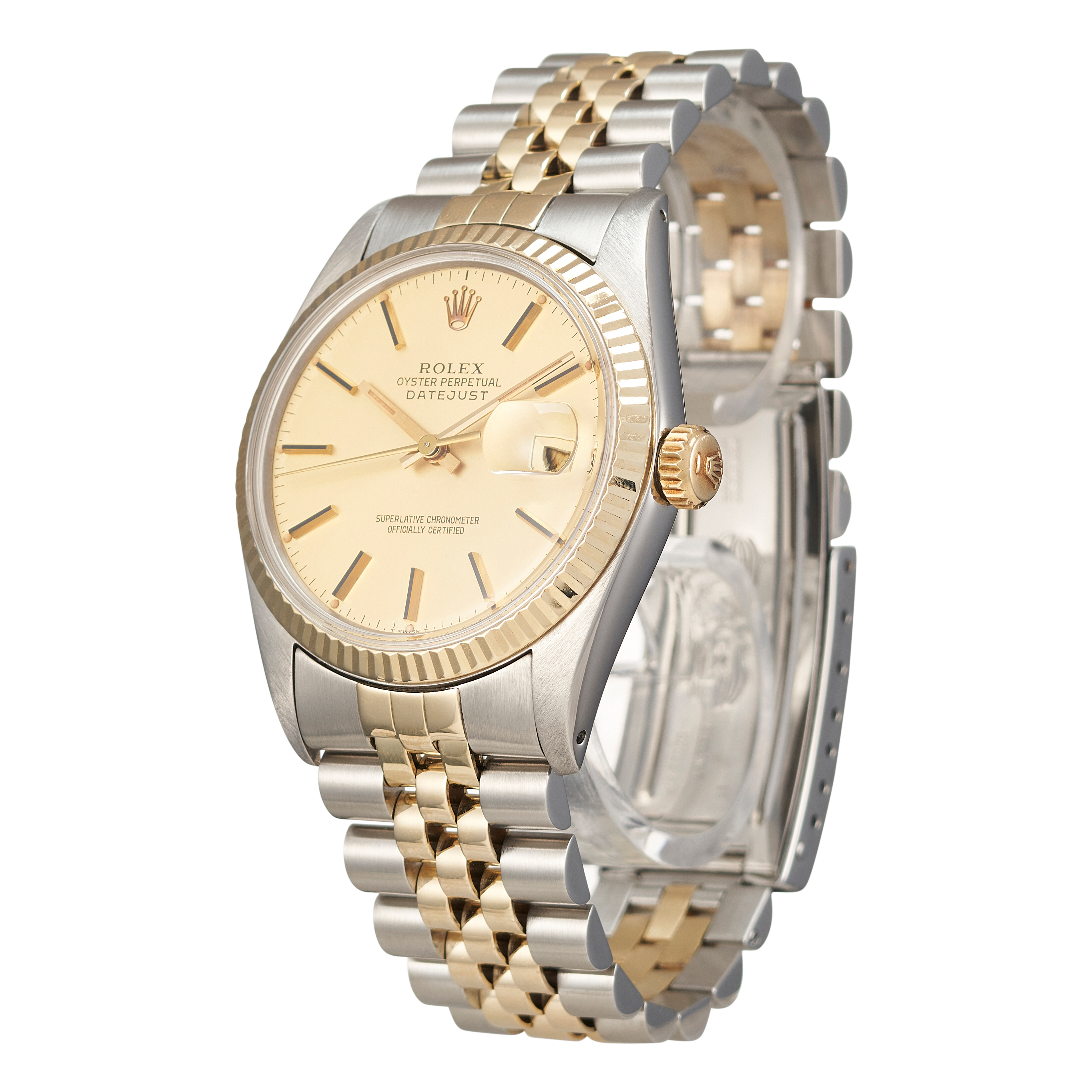 Rolex Datejust 16013 in Stainless Steel Yellow Gold | CHRONEXT