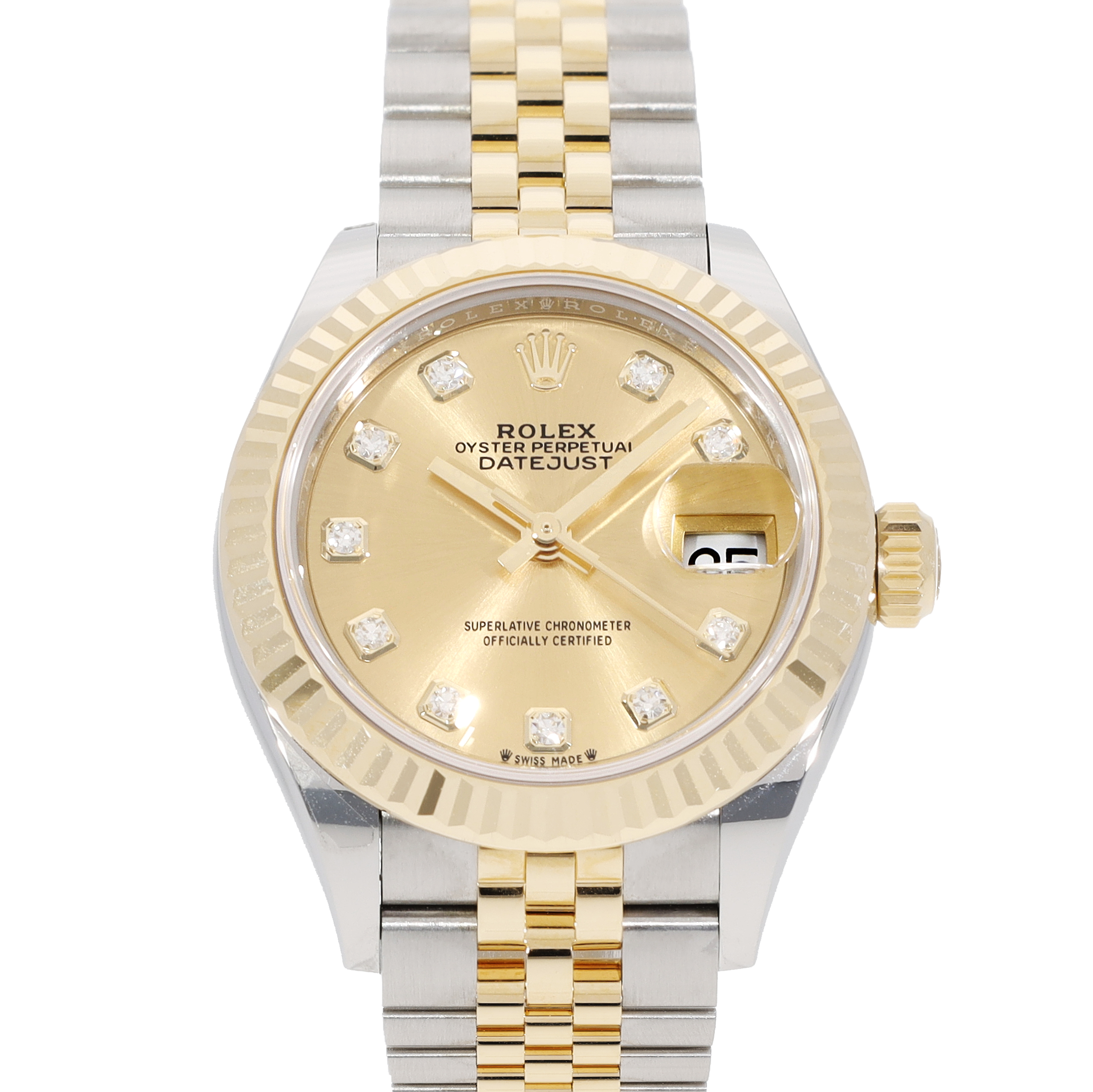 Rolex Lady-Datejust 279173 in Edelstahl Gelbgold CHRONEXT