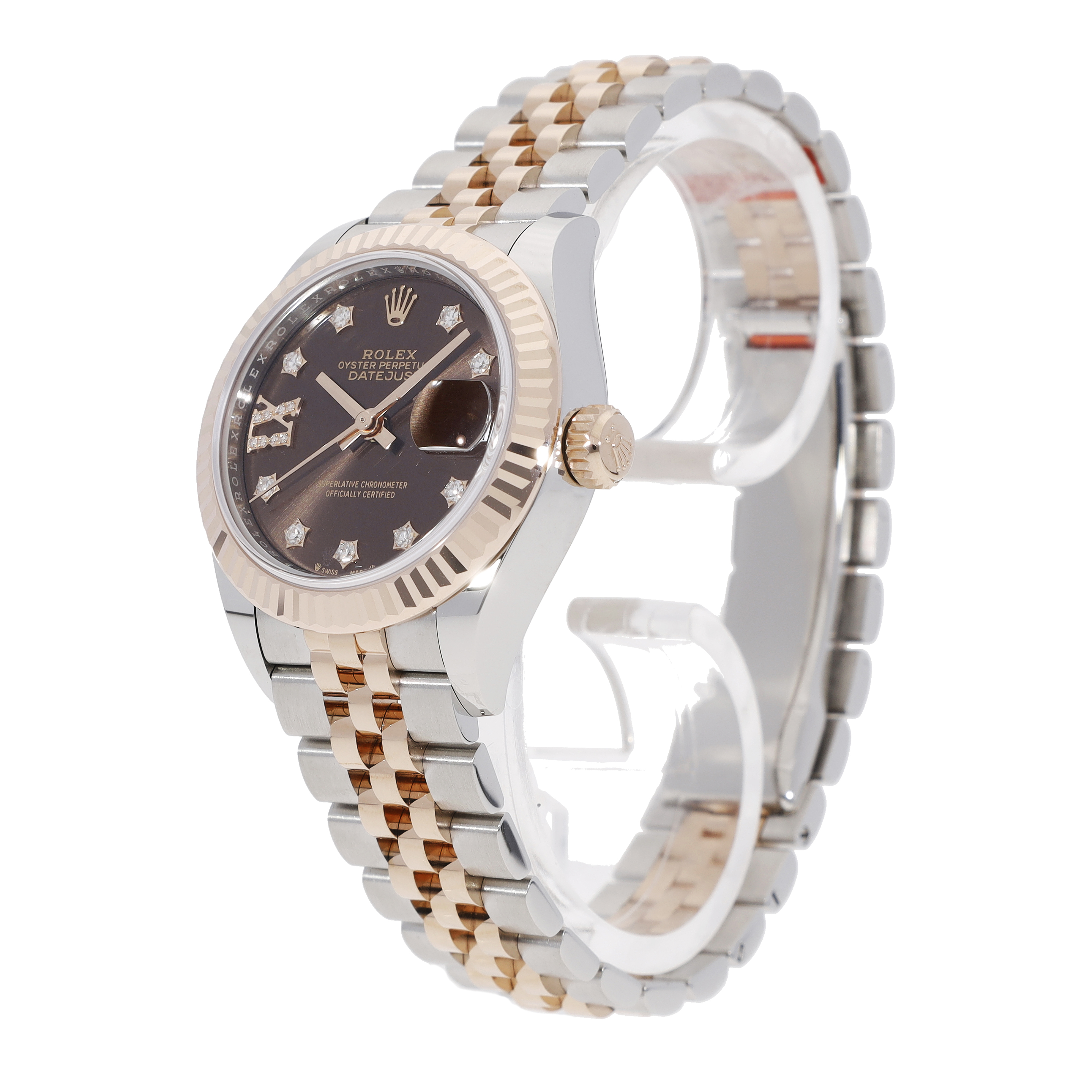 Rolex Lady-Datejust 279171 in Stainless Steel Rose Gold | CHRONEXT