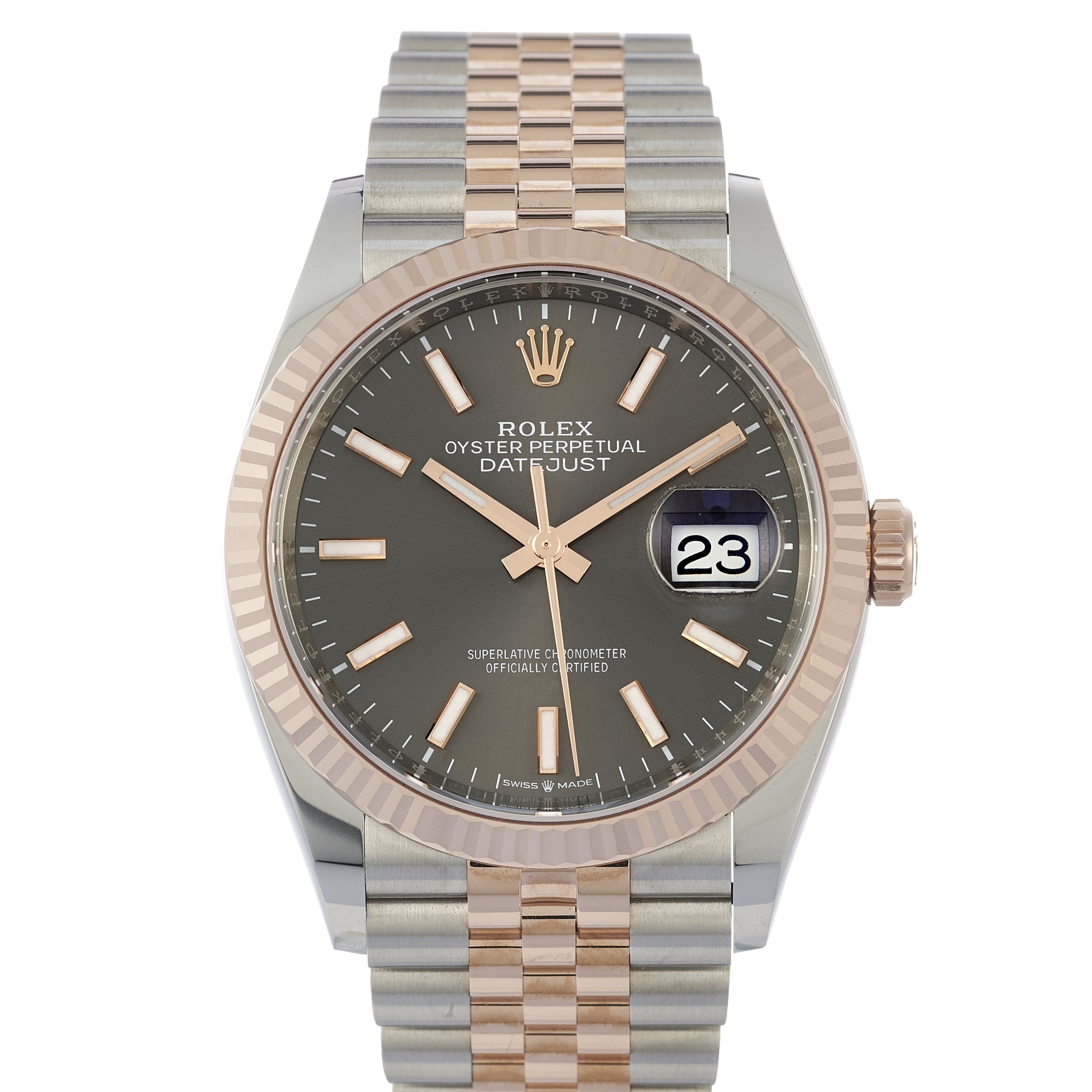 Rolex Datejust 126231 in Stainless Steel Rose Gold CHRONEXT