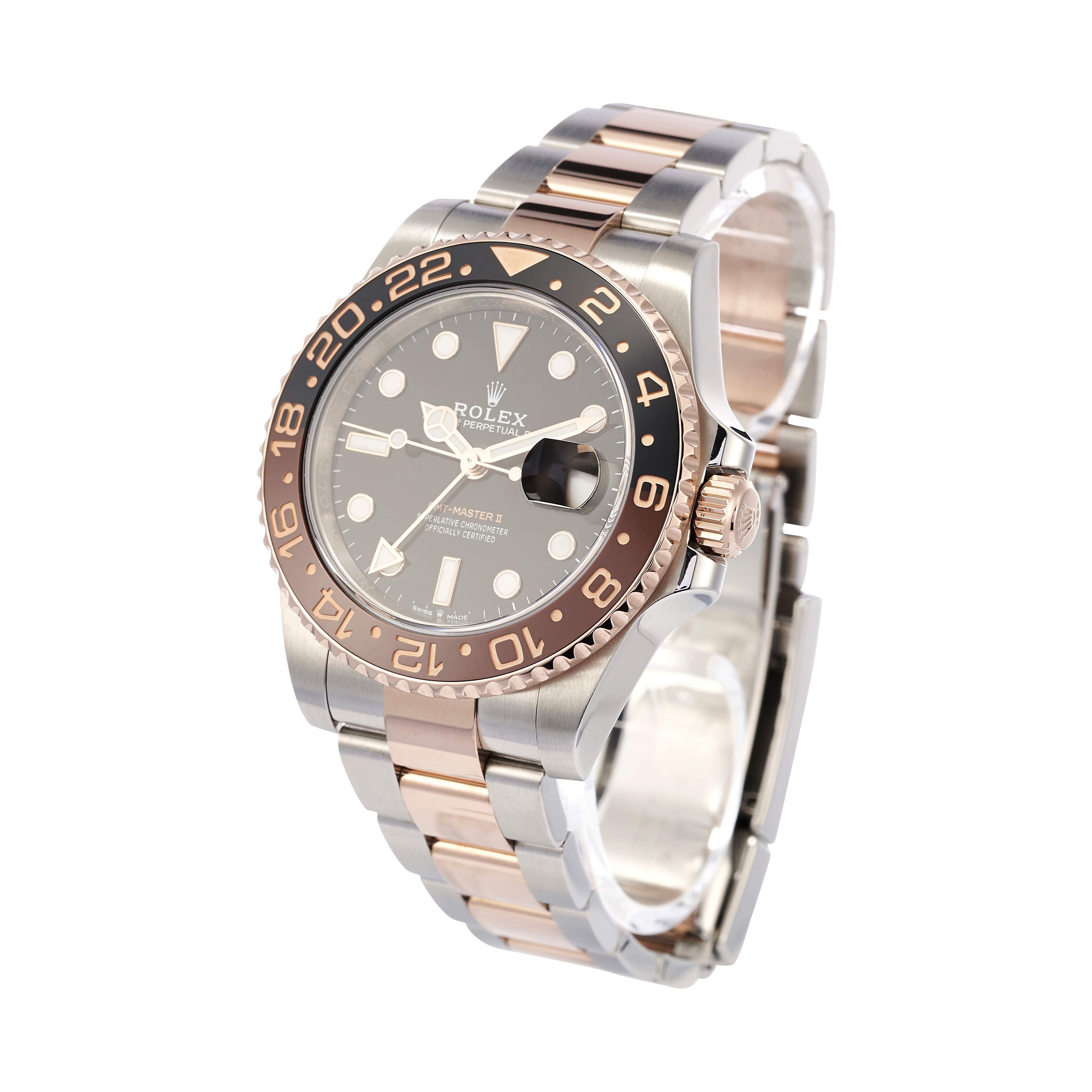 Rolex gmt best sale or rose acier