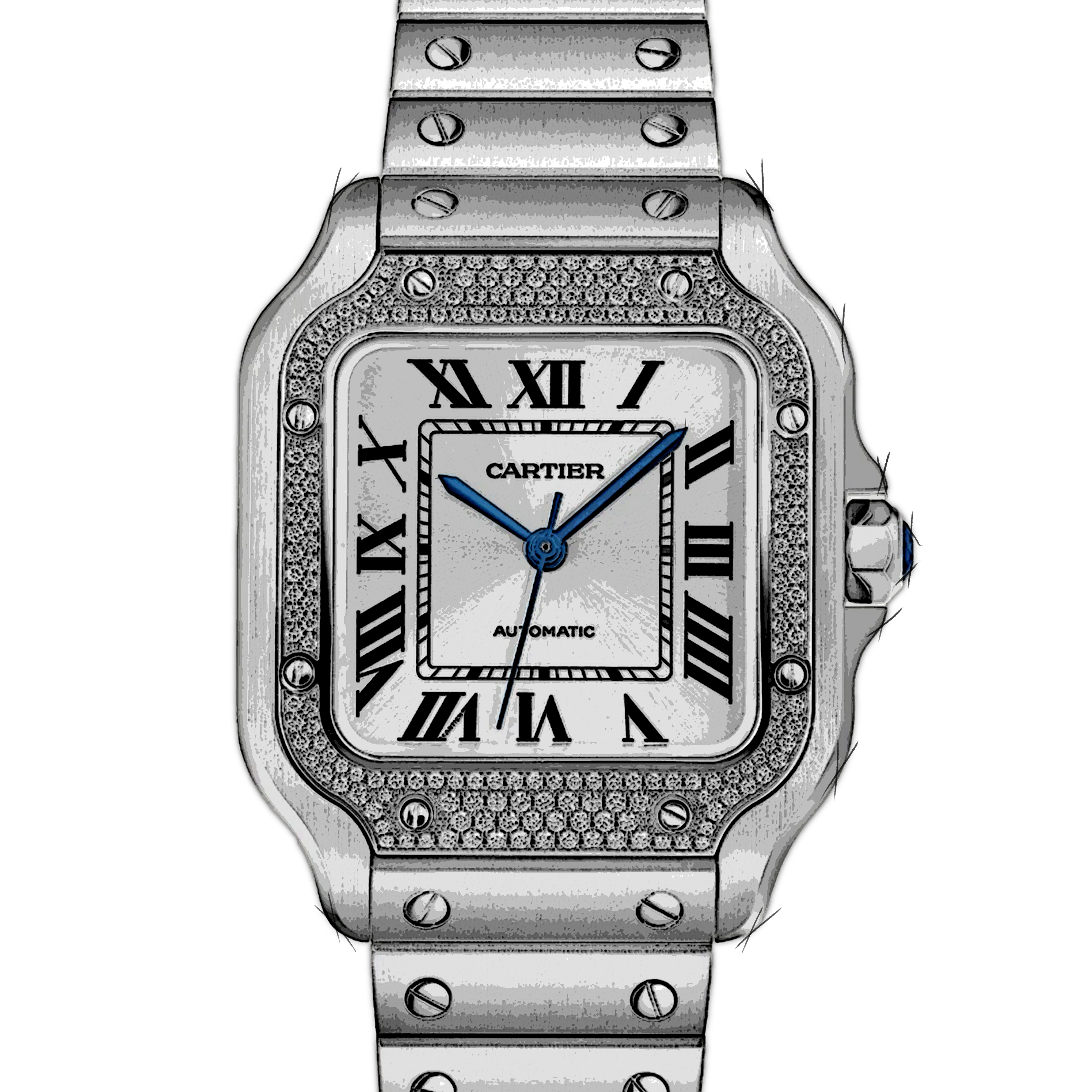 Cartier Santos W4SA0005