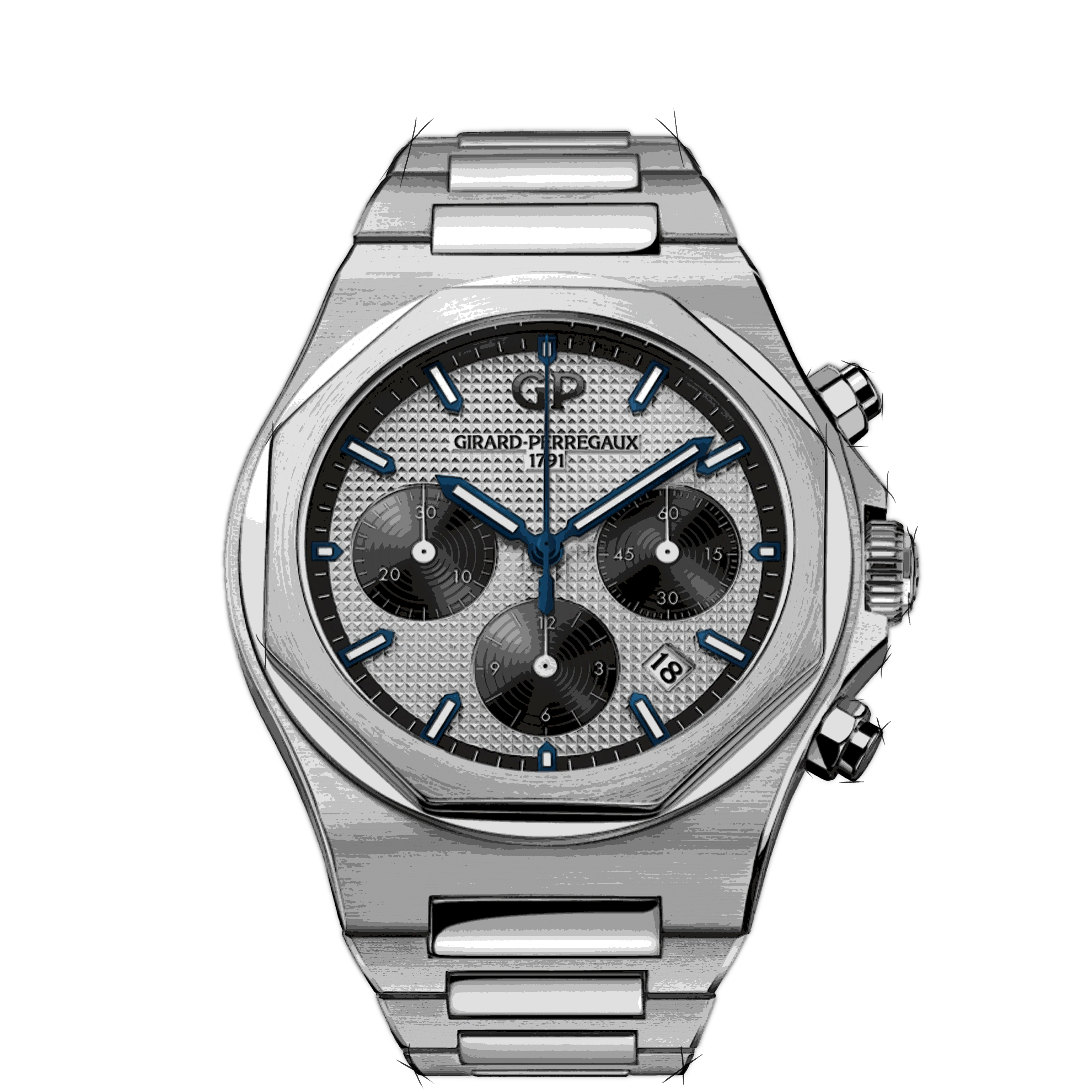 Girard Perregaux Laureato 81020-11-131-11A