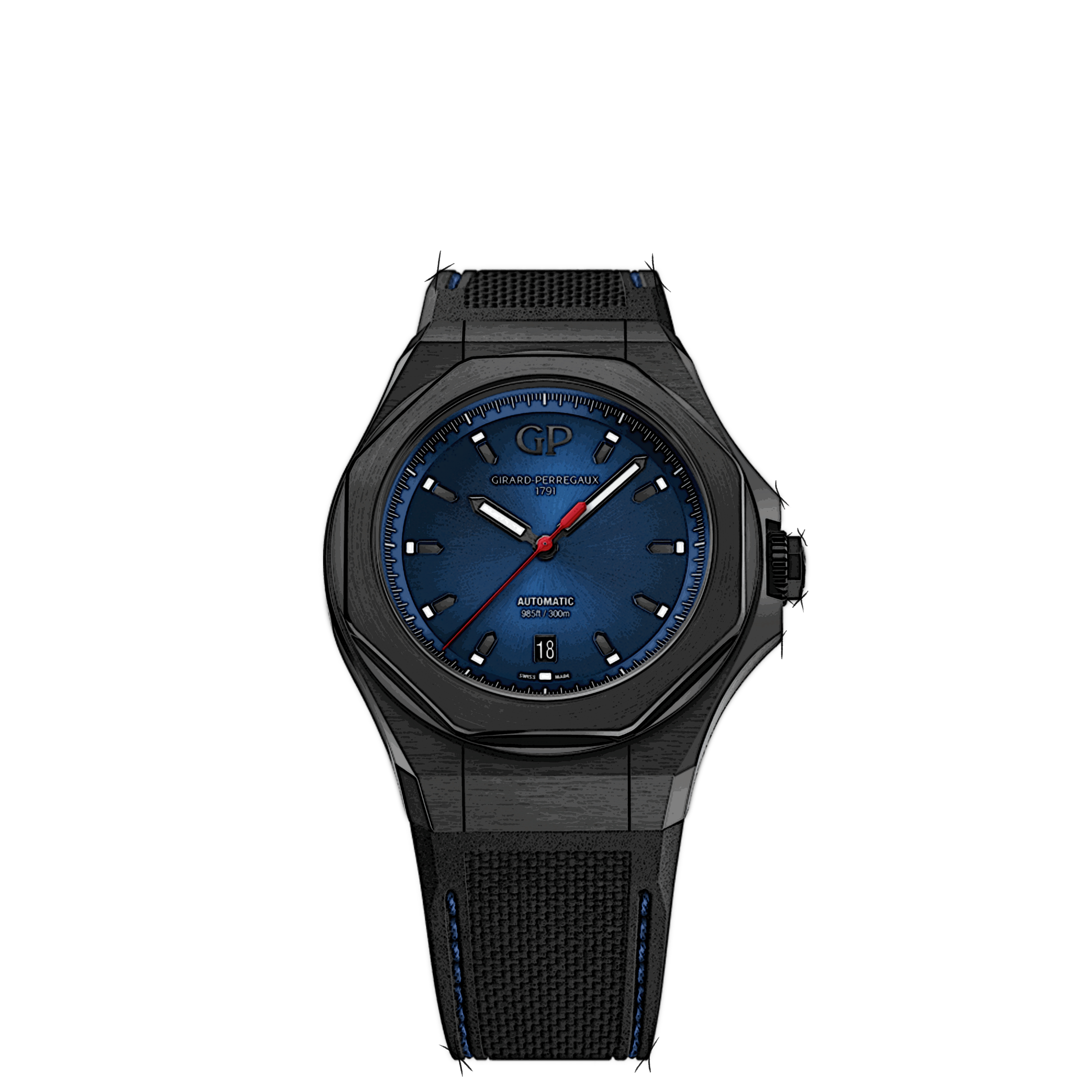 Girard Perregaux Laureato 81070-21-491-FH6A