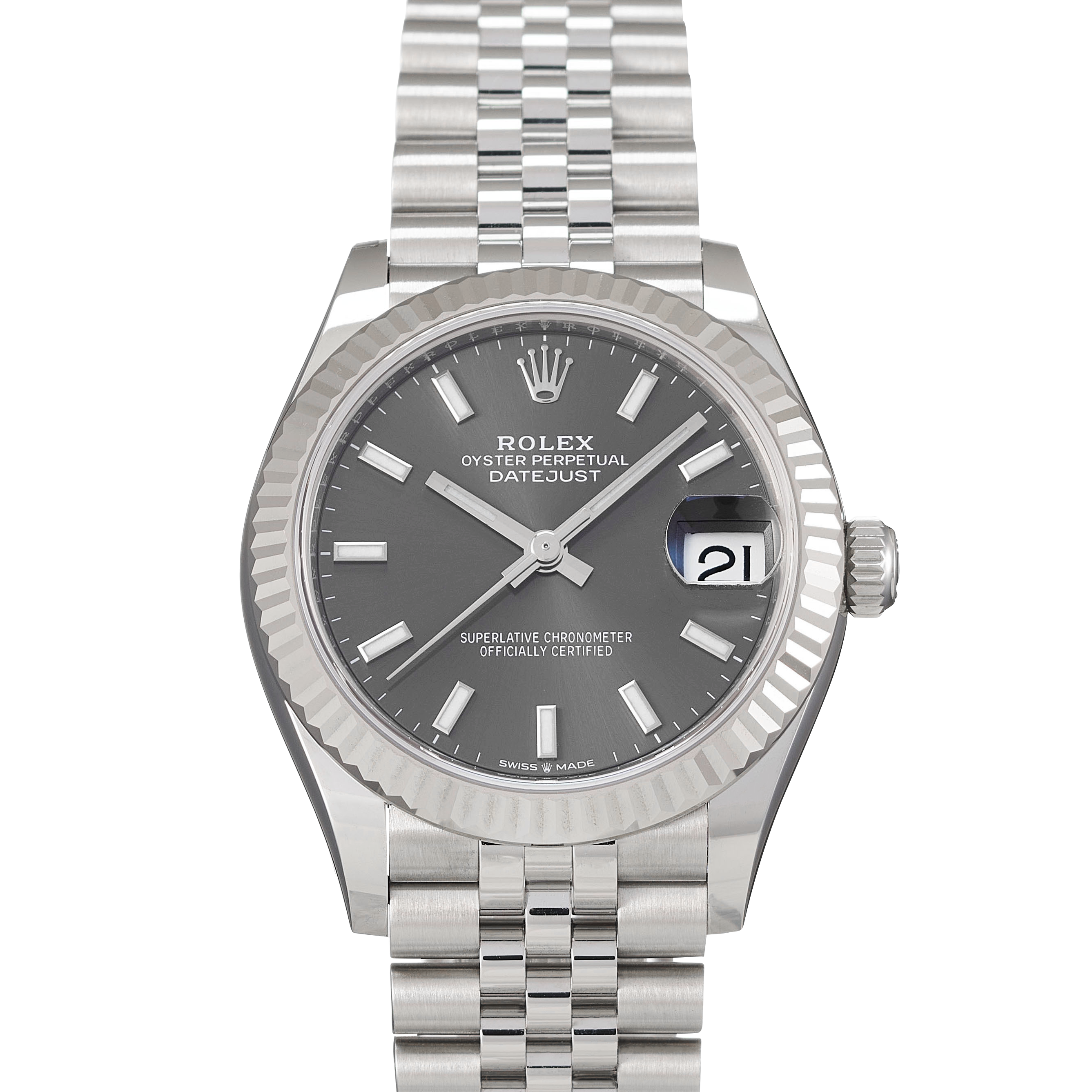 Rolex Datejust 278274 in Stainless Steel White Gold CHRONEXT
