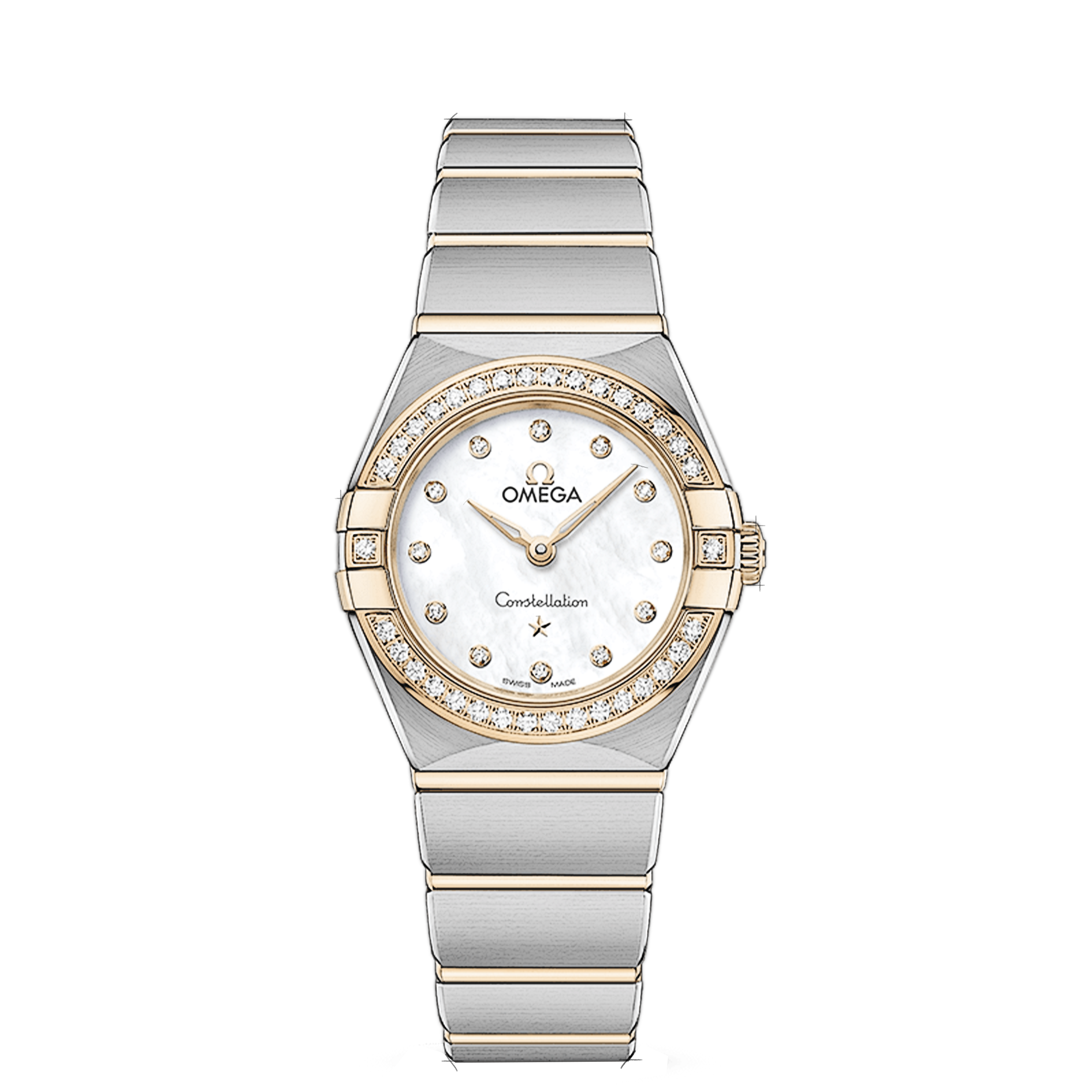 Omega Constellation in Acciaio inox oro giallo