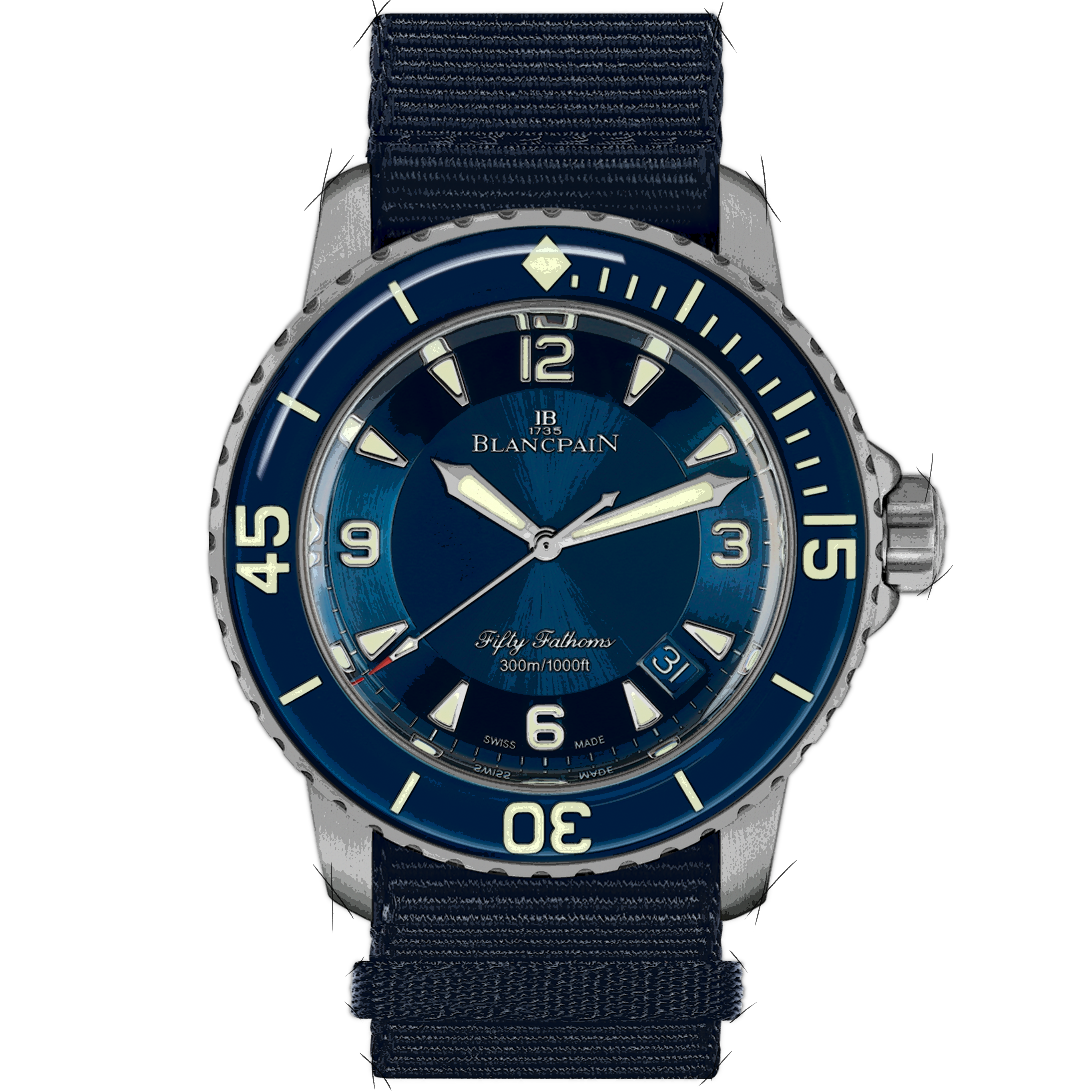 Blancpain Fifty Fathoms 5015-12B40-NAOA