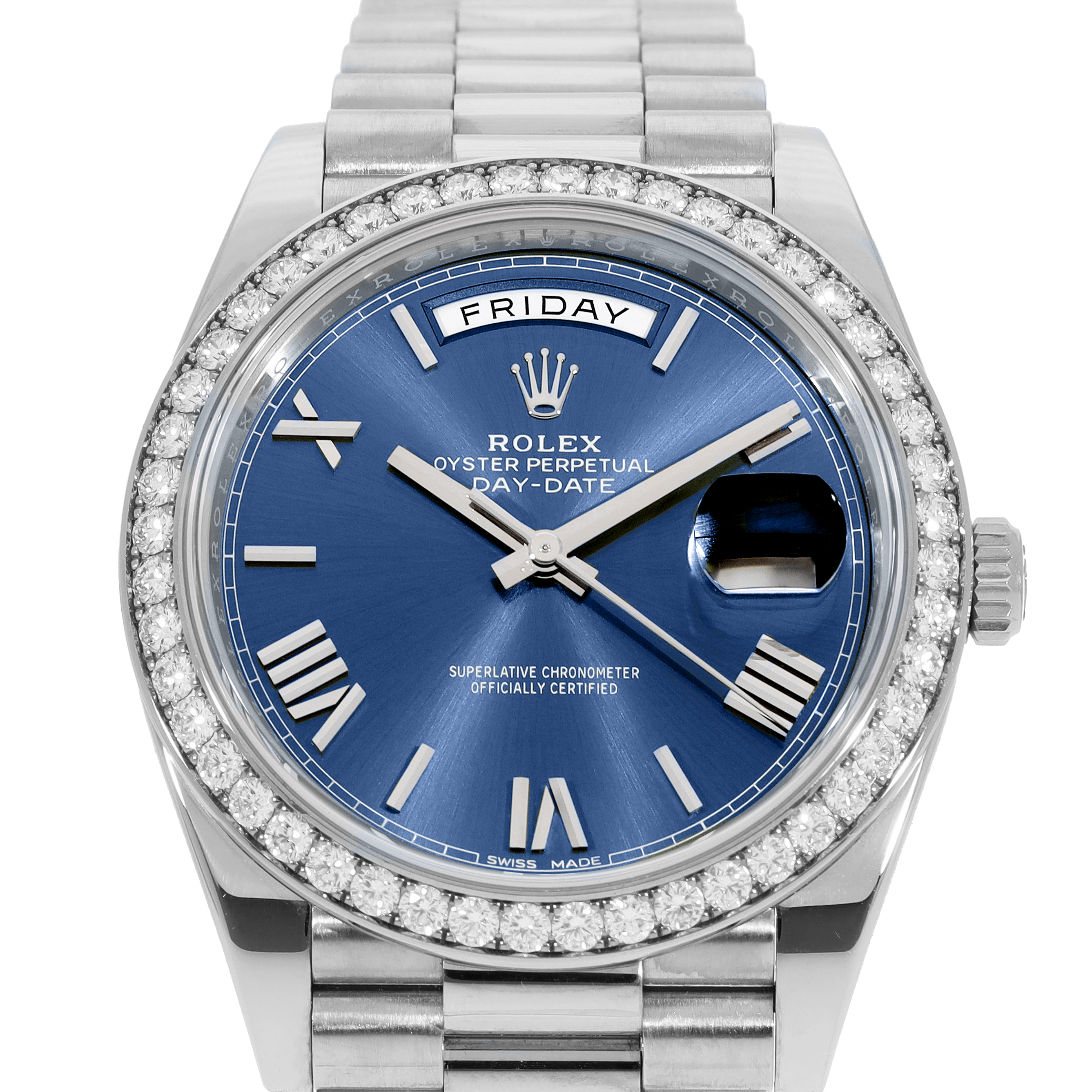 Rolex DayDate 228349RBR in Weißgold CHRONEXT