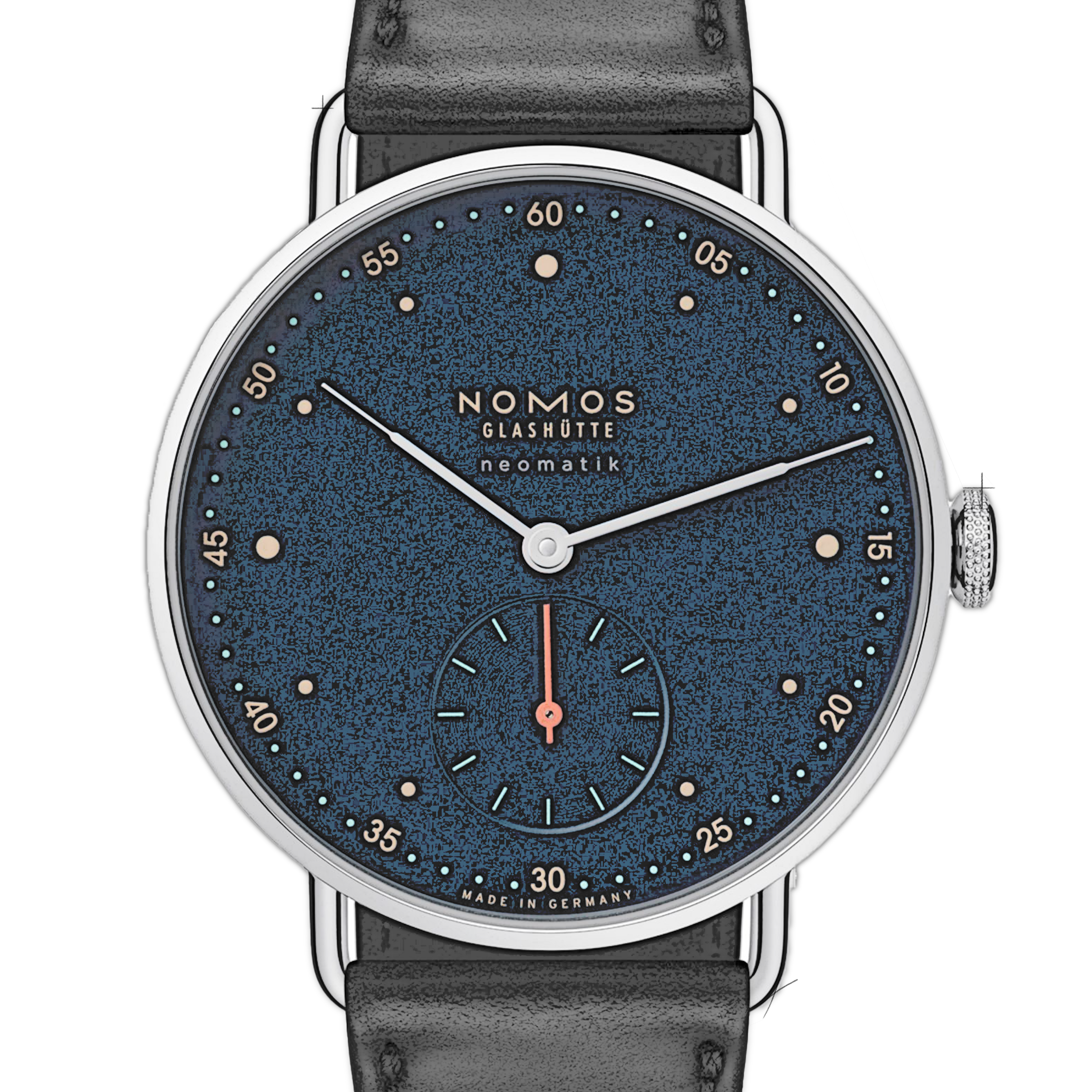 Neomatik Midnight Blue Nomos 1110 Metro Neomatik 39 Midnight Blue