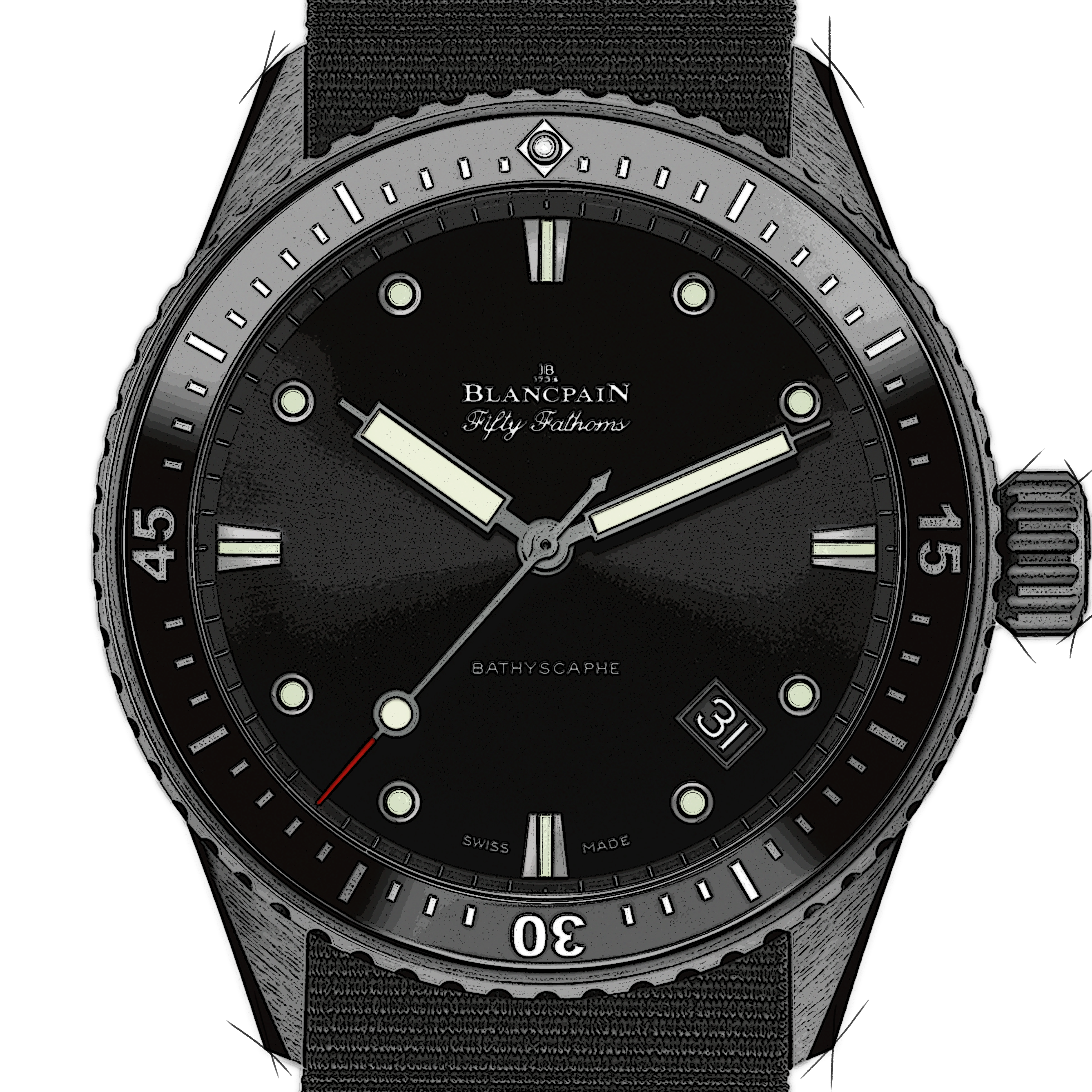 Blancpain Fifty Fathoms 5000-0130-NABA