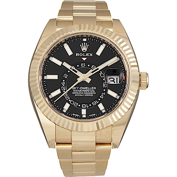 Sky dweller 2025 yellow gold price