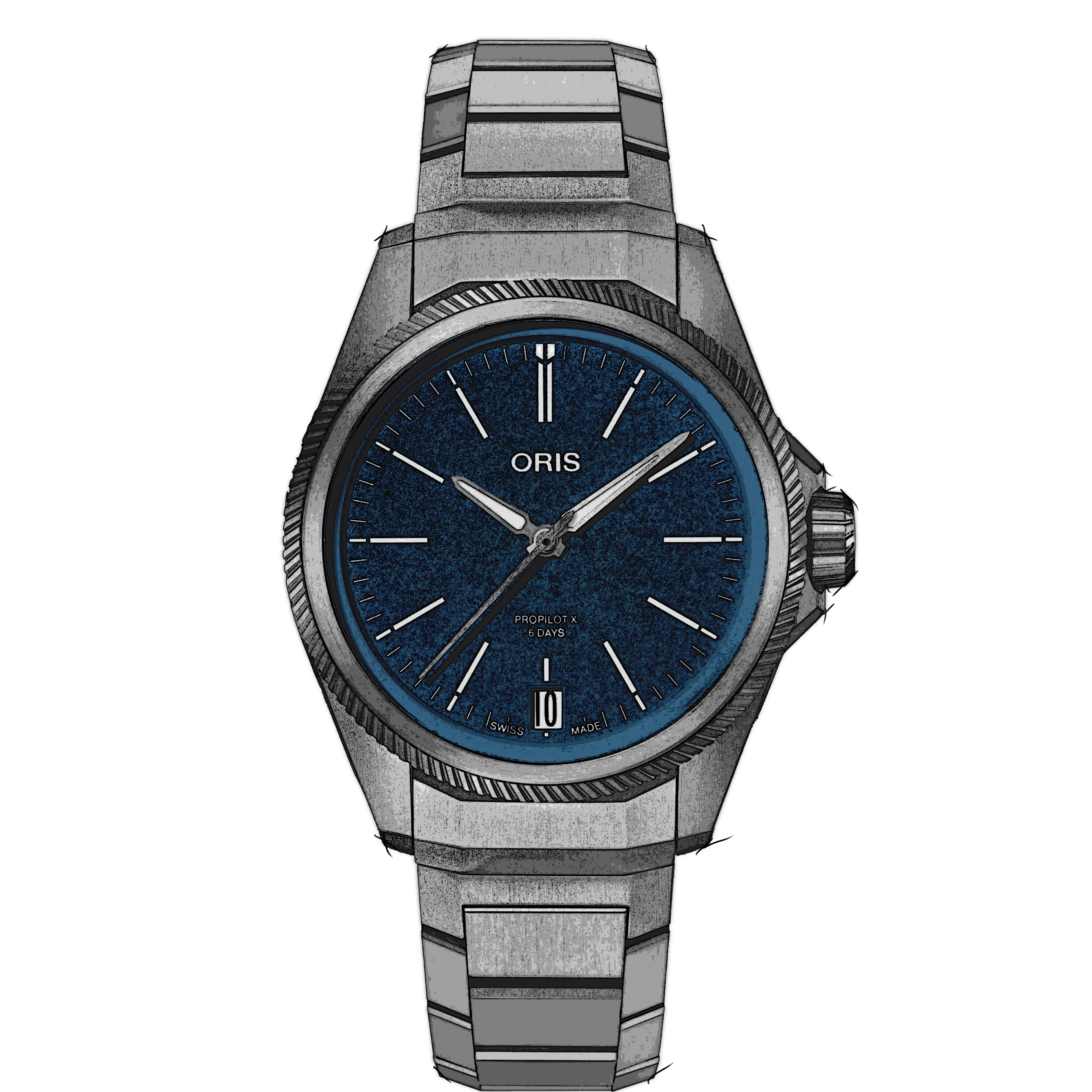 Oris Propilot 01 400 7778 7155-07 7 20 01TLC